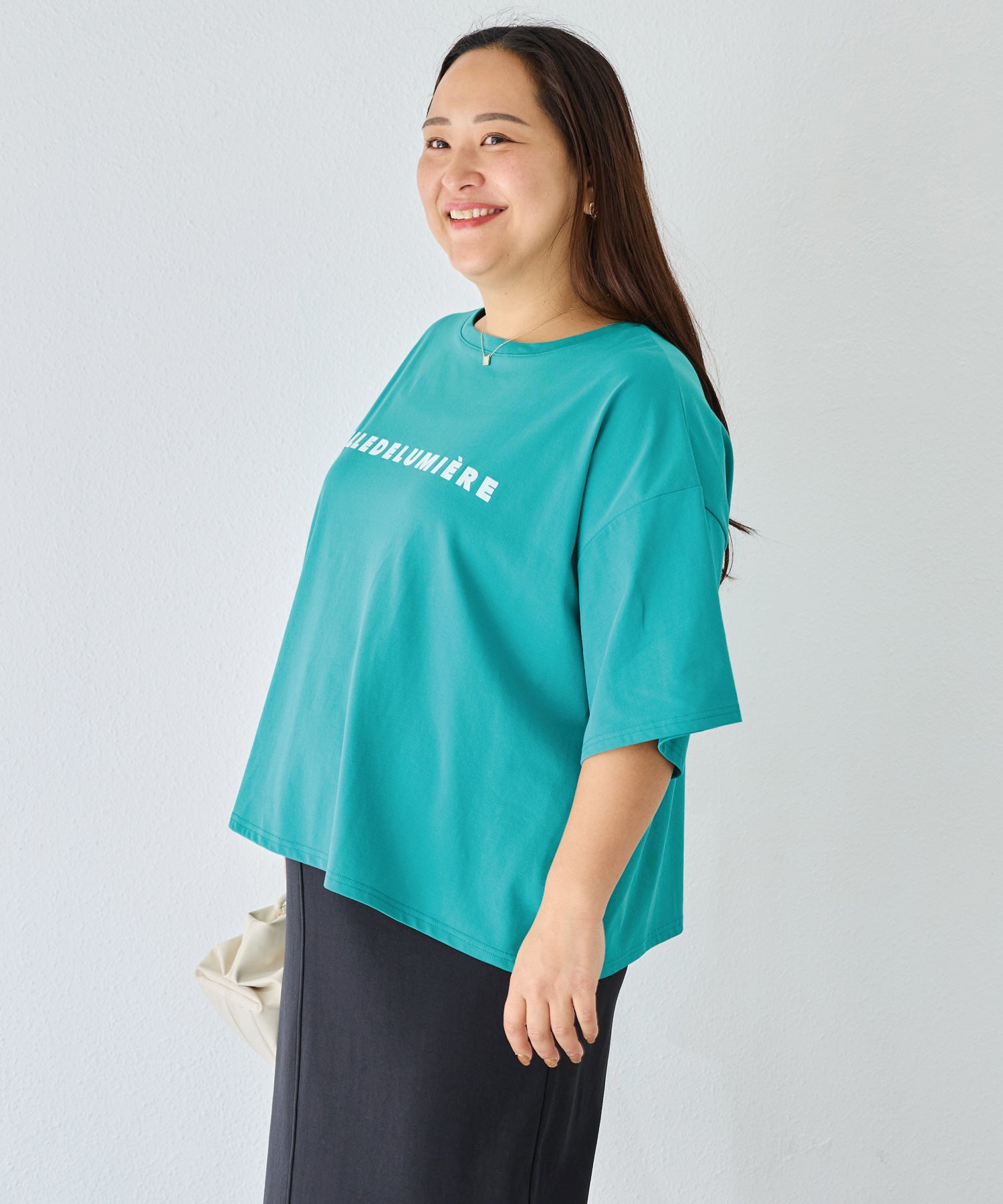 グリーン model:161cm 着用サイズ:3L