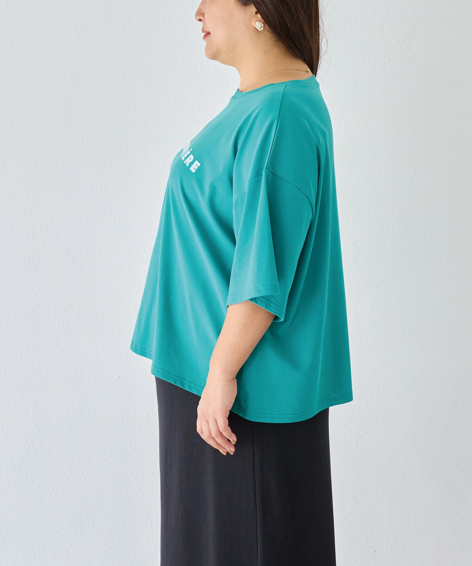 サイド model:161cm 着用サイズ:3L