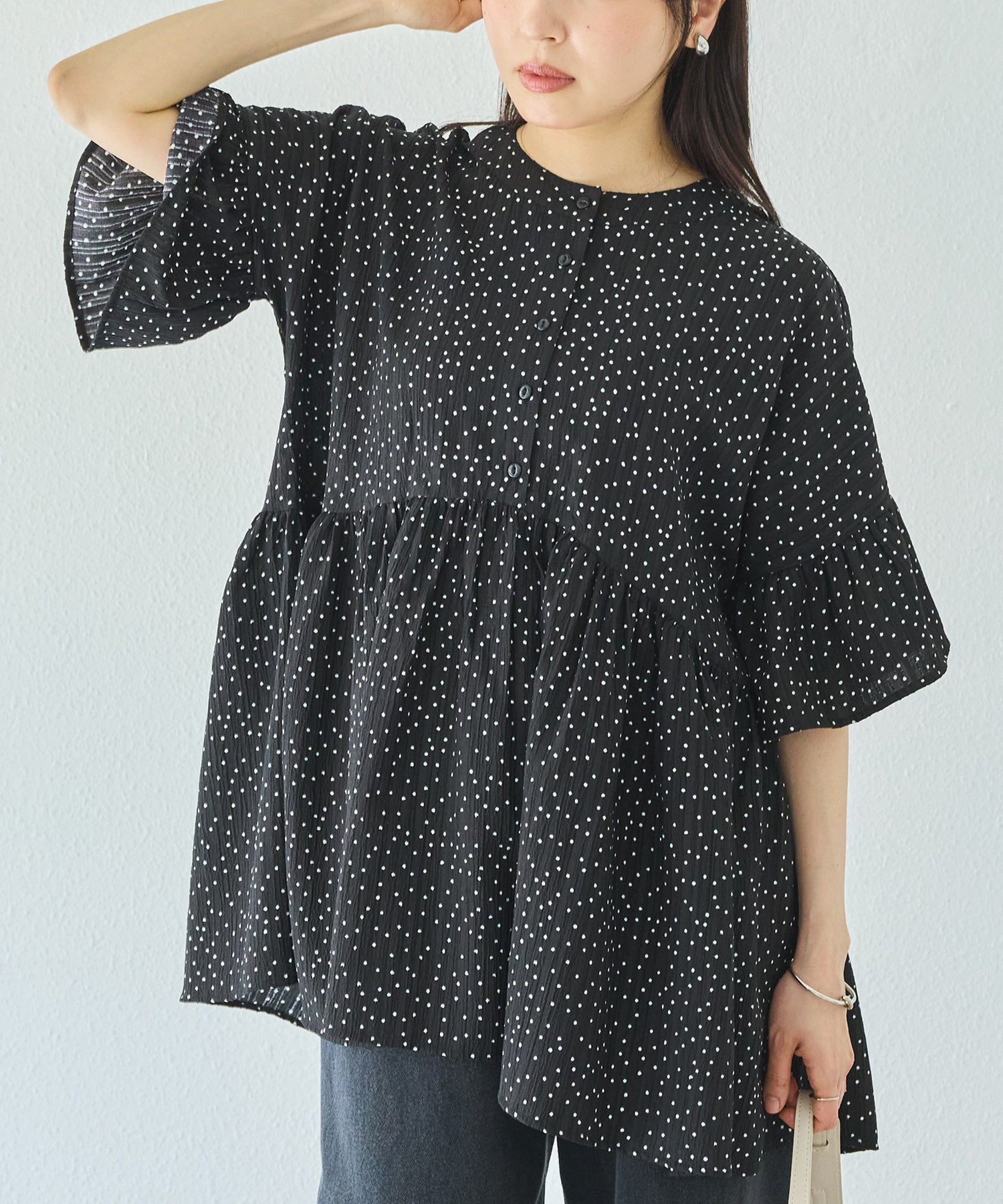 ブラック model:163cm 着用サイズ:M