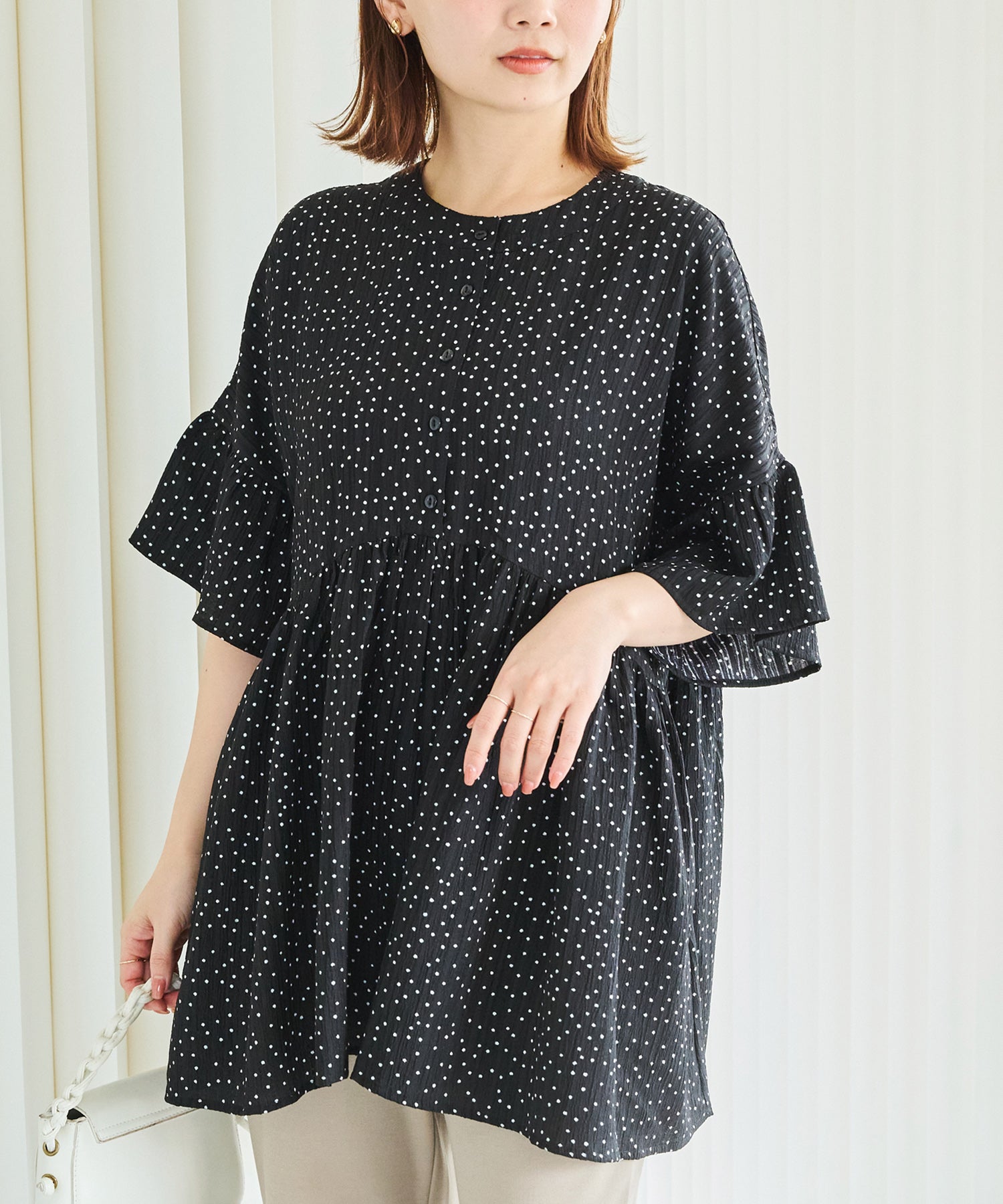 ブラック model:156cm 着用サイズ:M