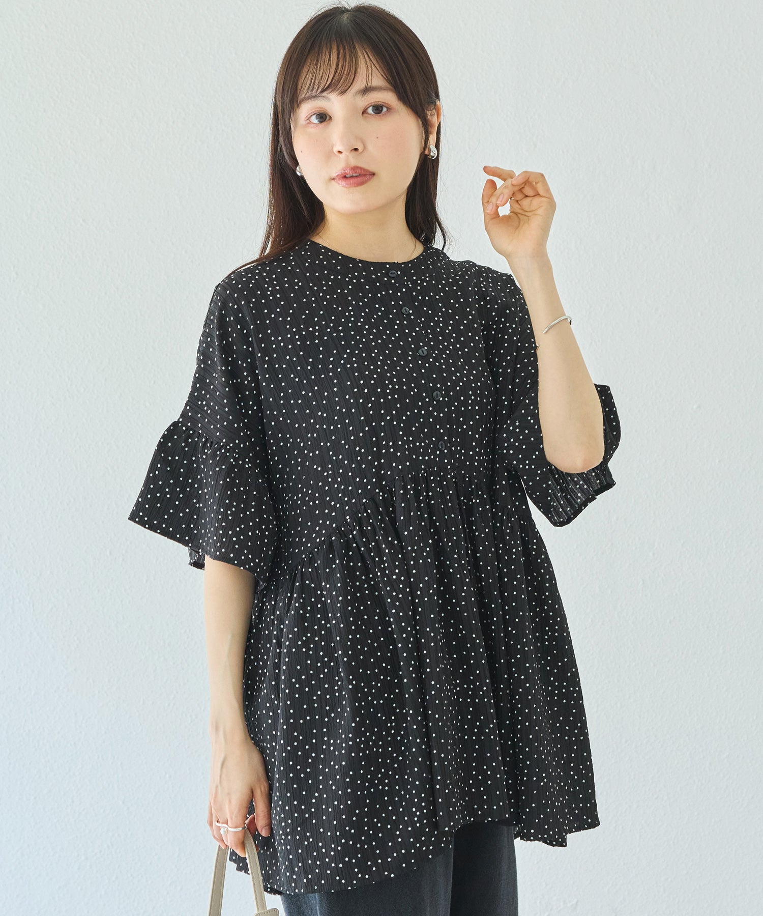 ブラック model:163cm 着用サイズ:M