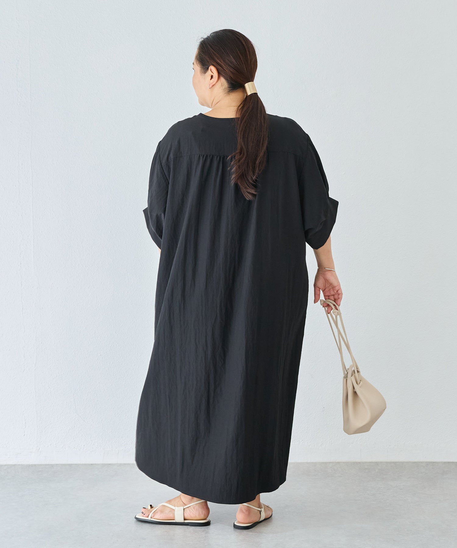 ブラック model:161cm 着用サイズ:3L