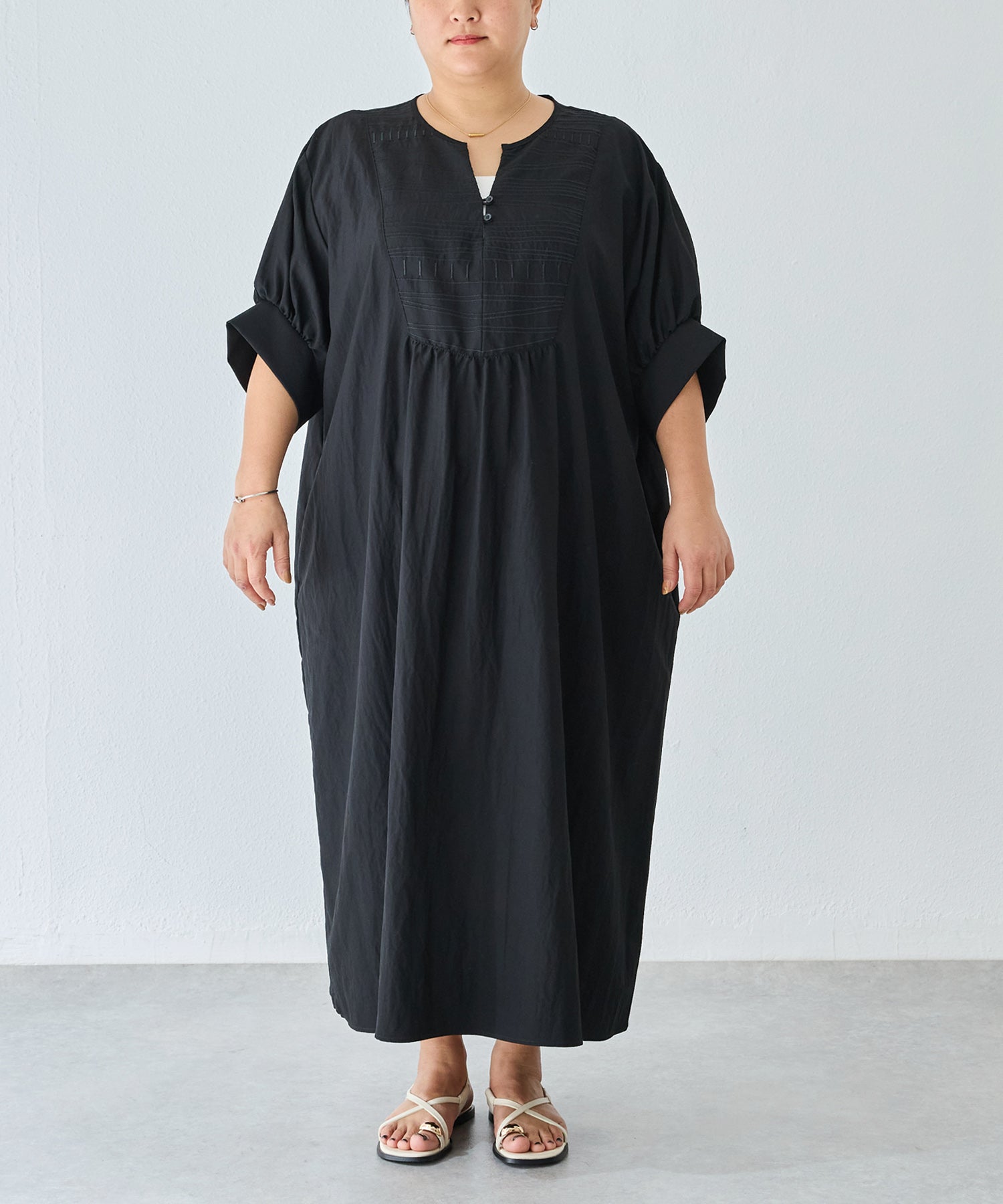 フロント model:161cm 着用サイズ:3L