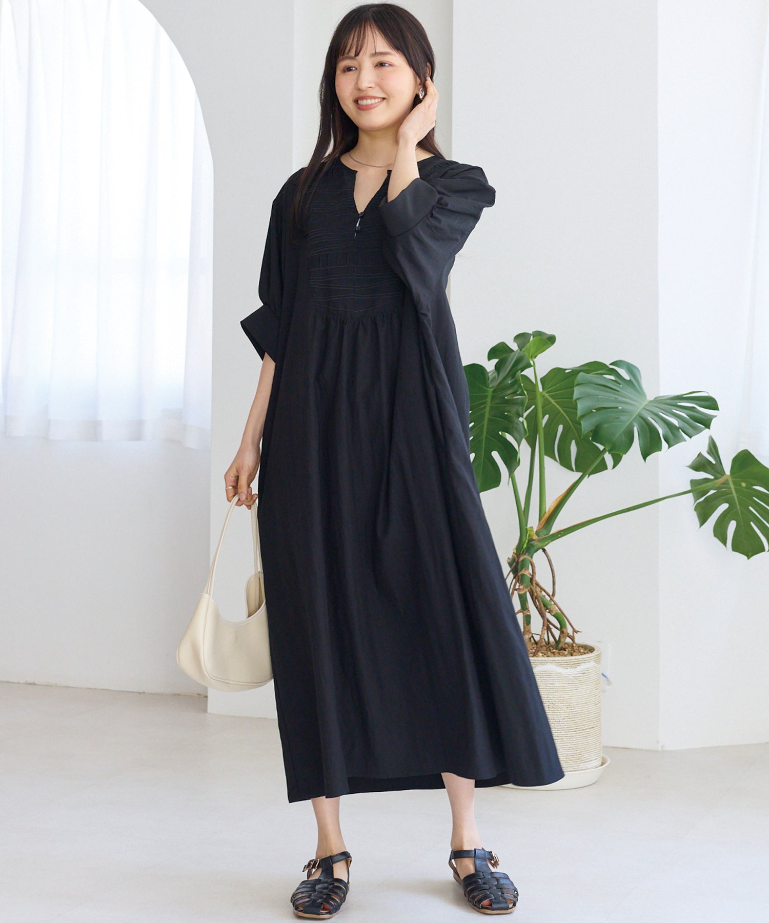 ブラック model:163cm 着用サイズ:M