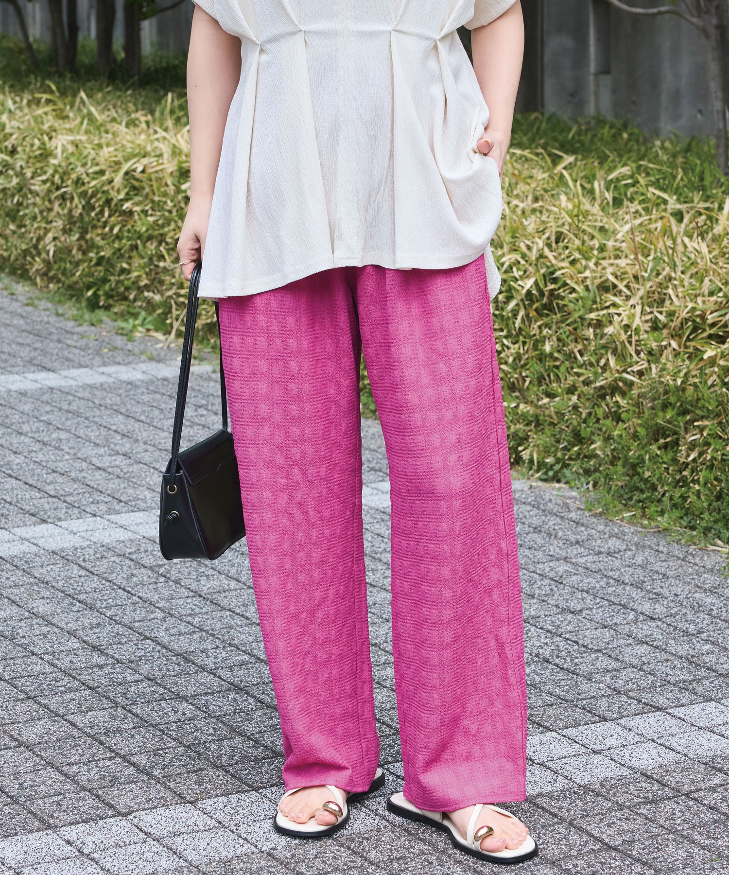 ピンク model:156cm 着用サイズ:M