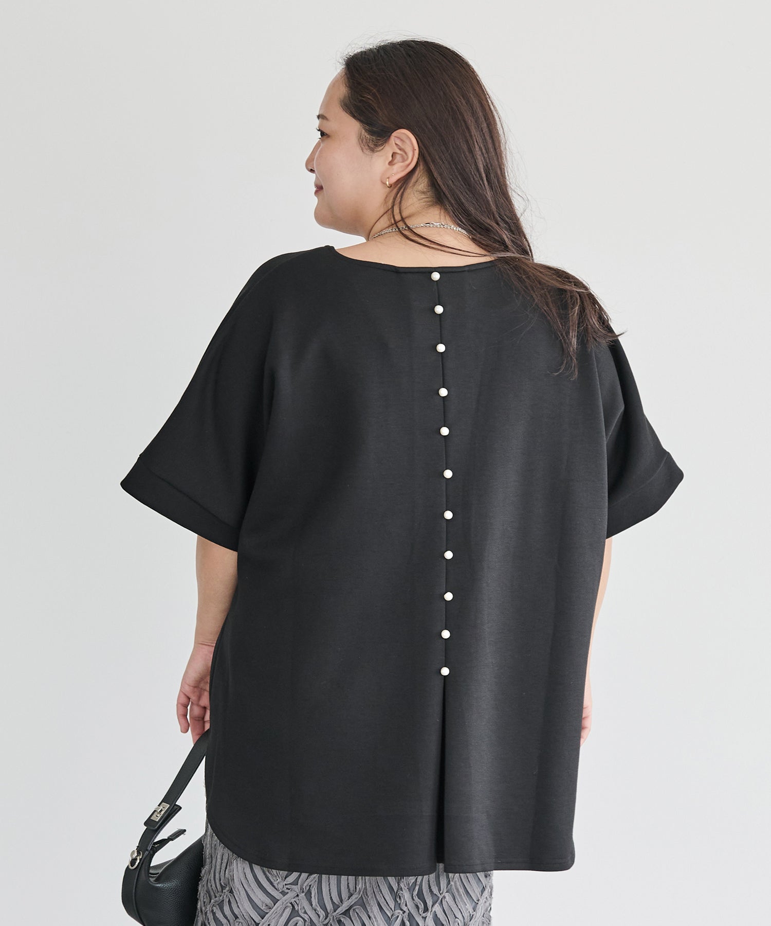 ブラック model:161cm 着用サイズ:3L