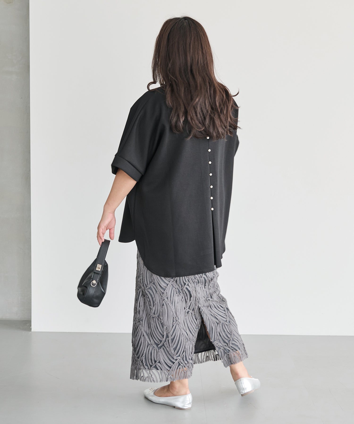 ブラック model:161cm 着用サイズ:3L