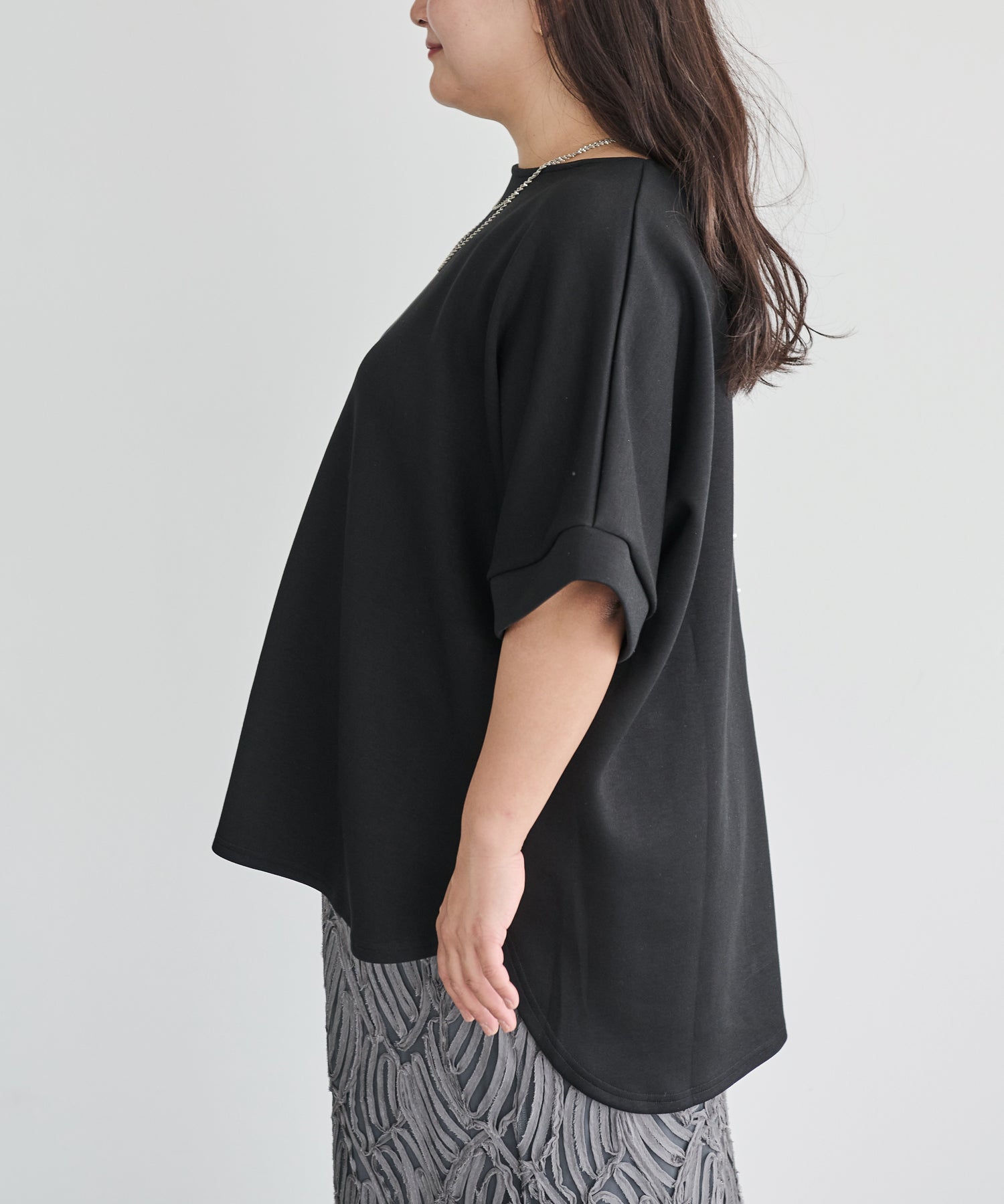 サイド model:161cm 着用サイズ:3L