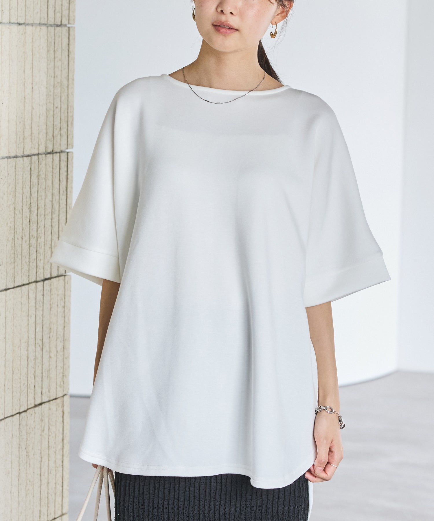 オフホワイト model:160cm 着用サイズ:M