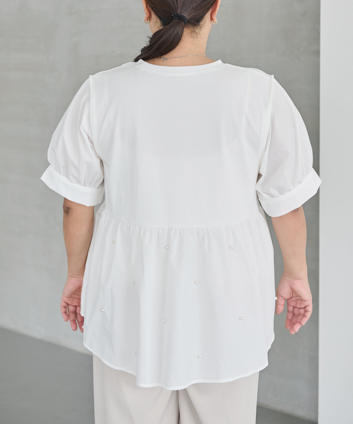 バック model:161cm 着用サイズ:3L