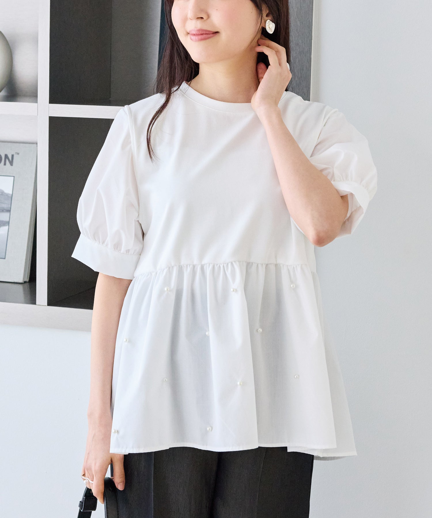オフホワイト model:163cm 着用サイズ:M