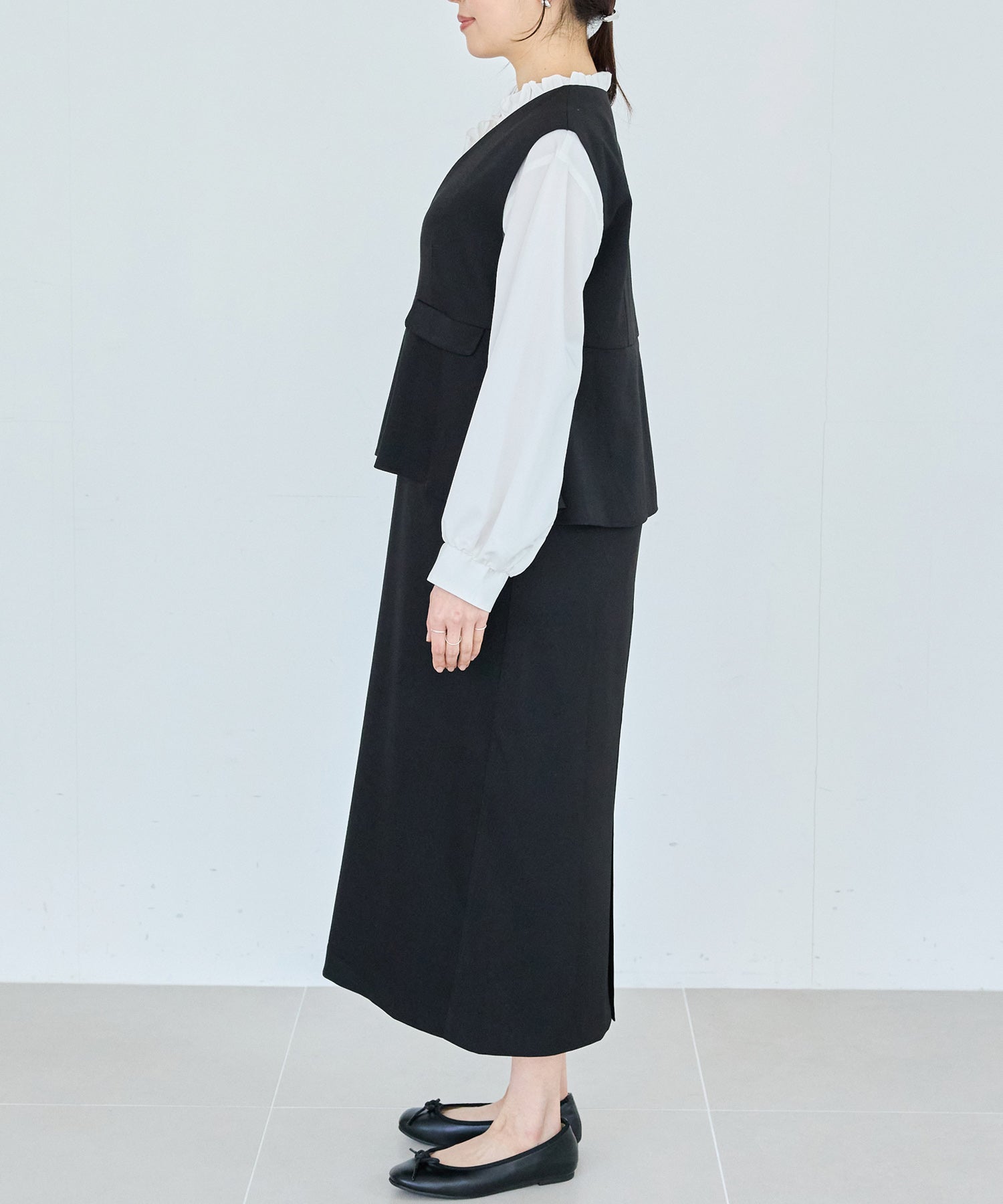 サイド model:162cm 着用サイズ:M