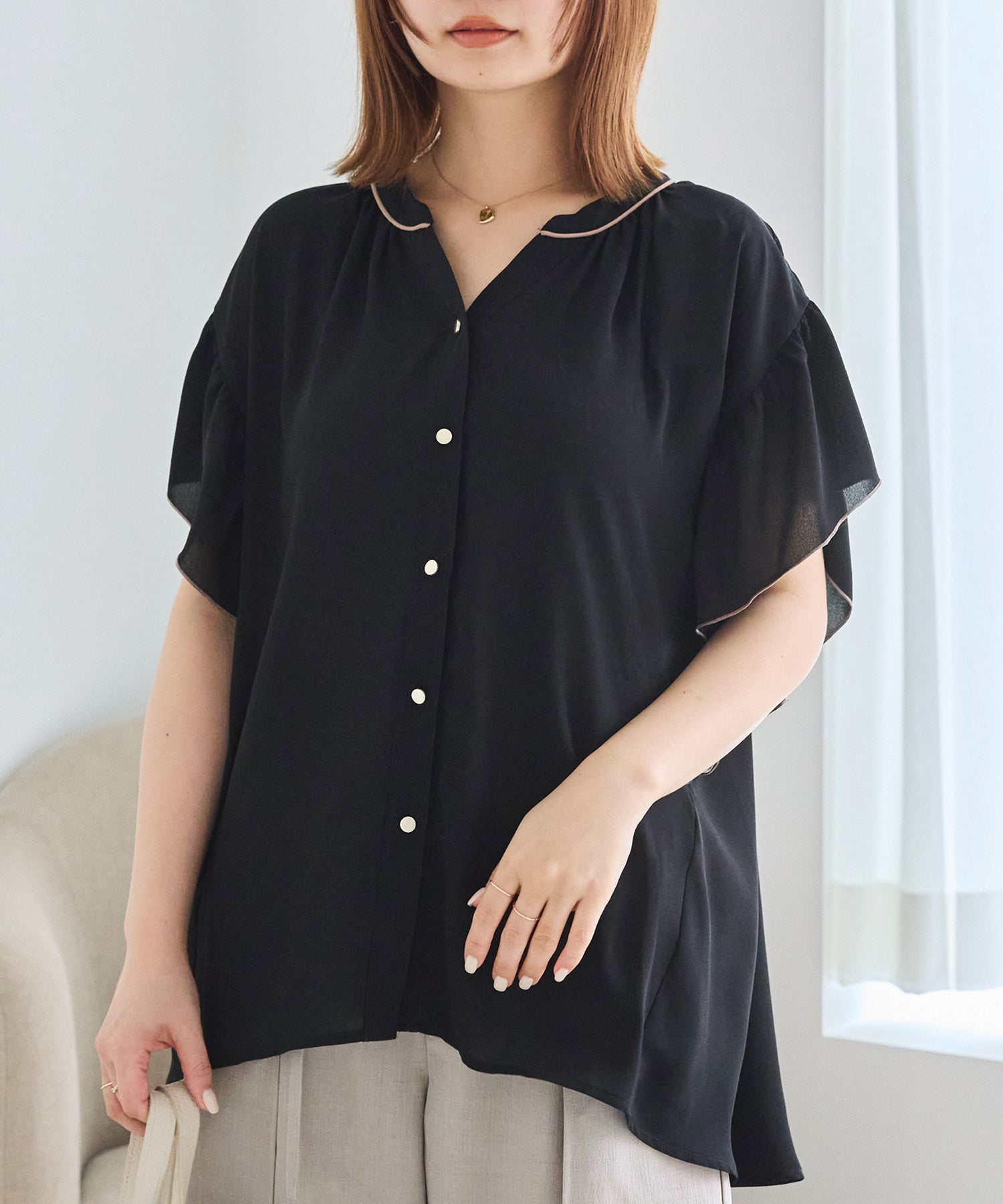 ブラック model:156cm 着用サイズ:M