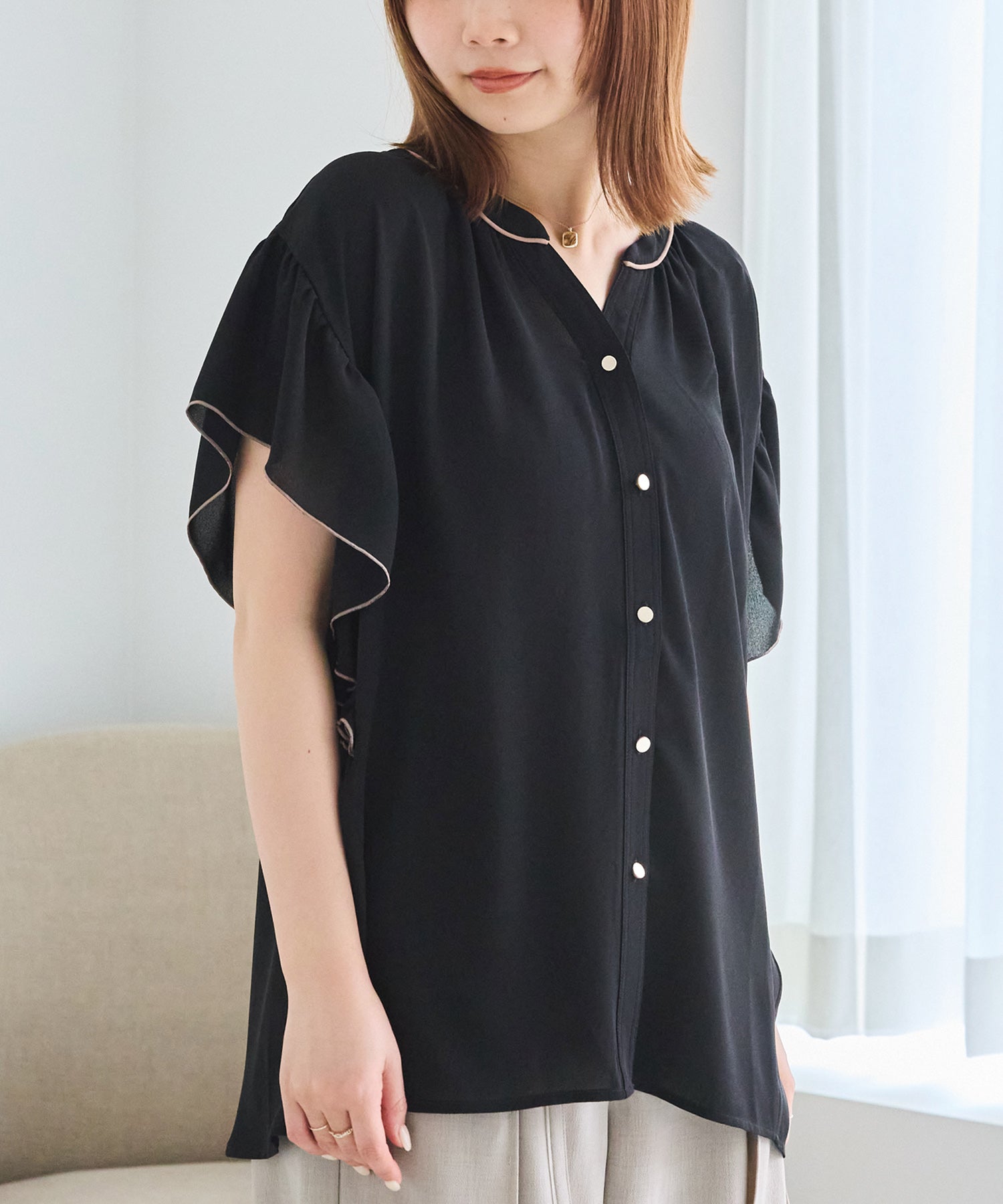 ブラック model:156cm 着用サイズ:M