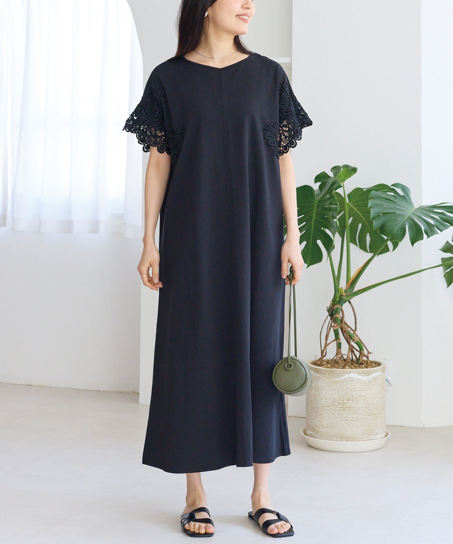 ブラック model:163cm 着用サイズ:M