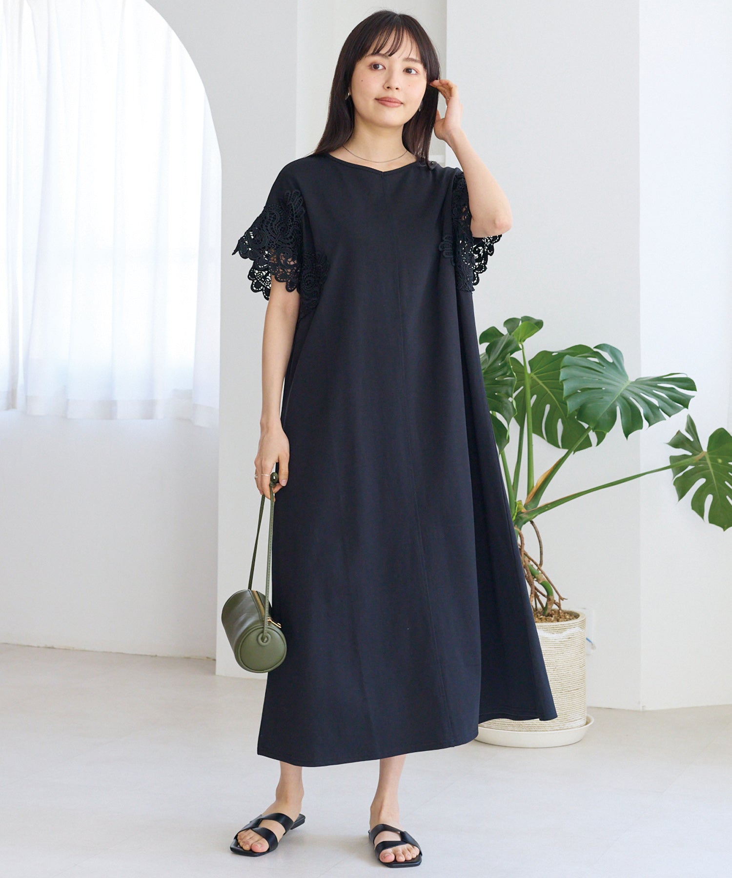 ブラック model:163cm 着用サイズ:M