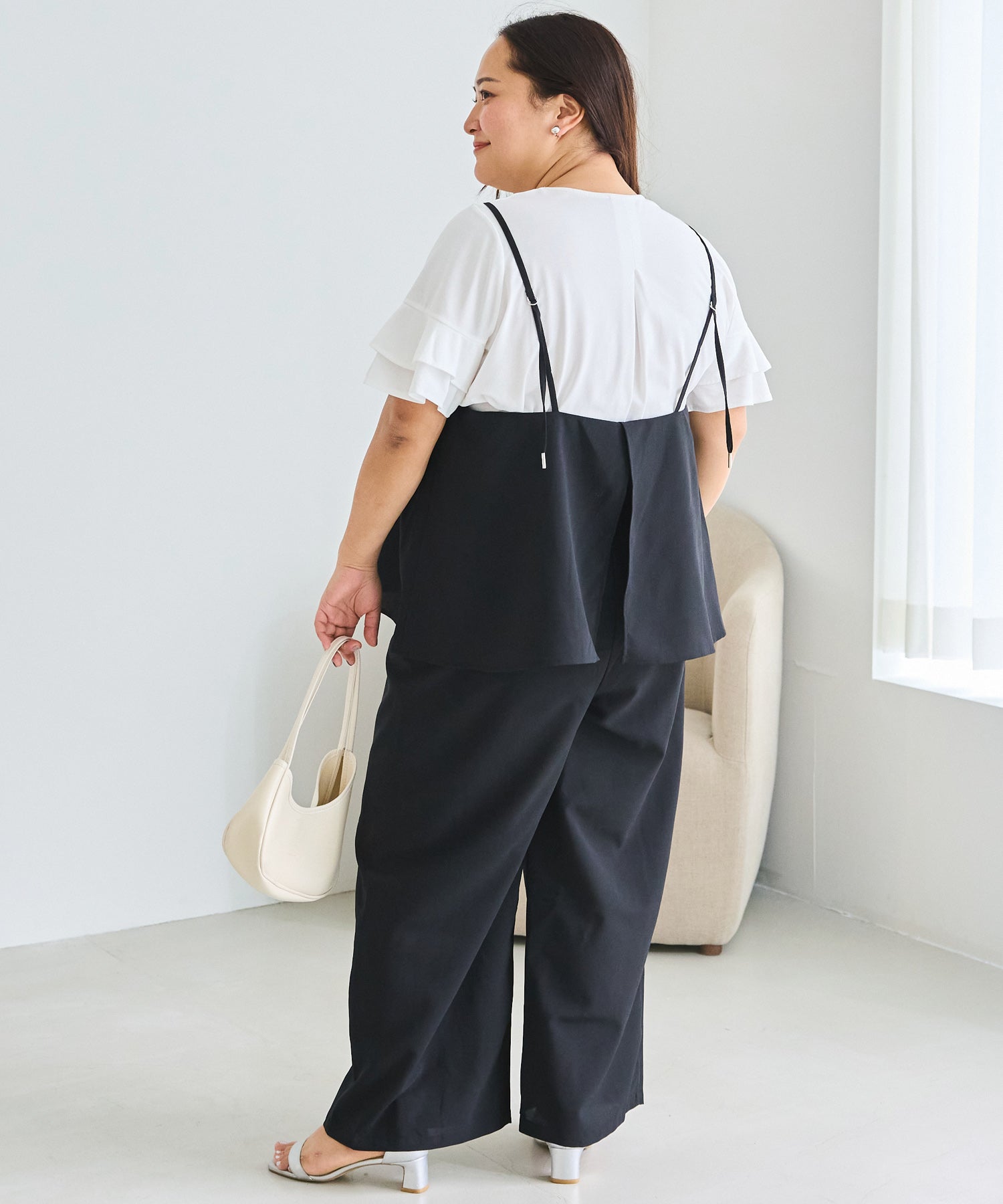 ブラック model:161cm 着用サイズ:3L