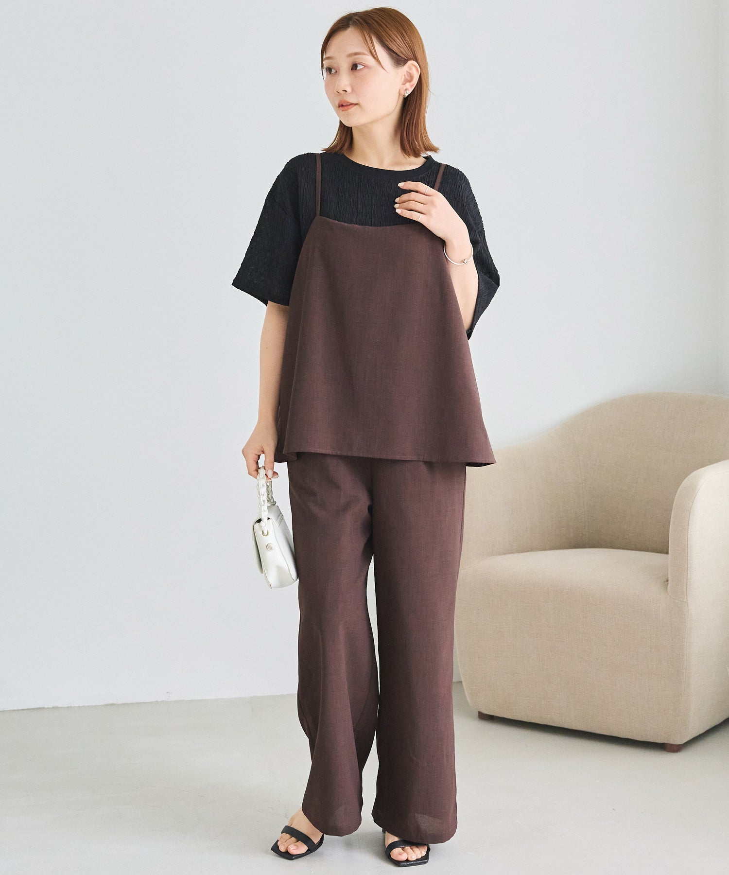 ブラウン model:156cm 着用サイズ:M