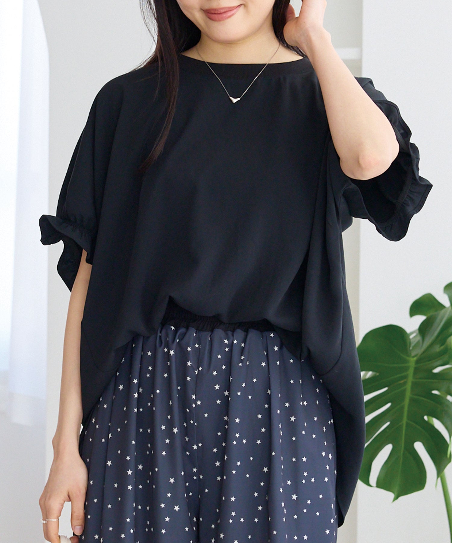 ブラック model:163cm 着用サイズ:M