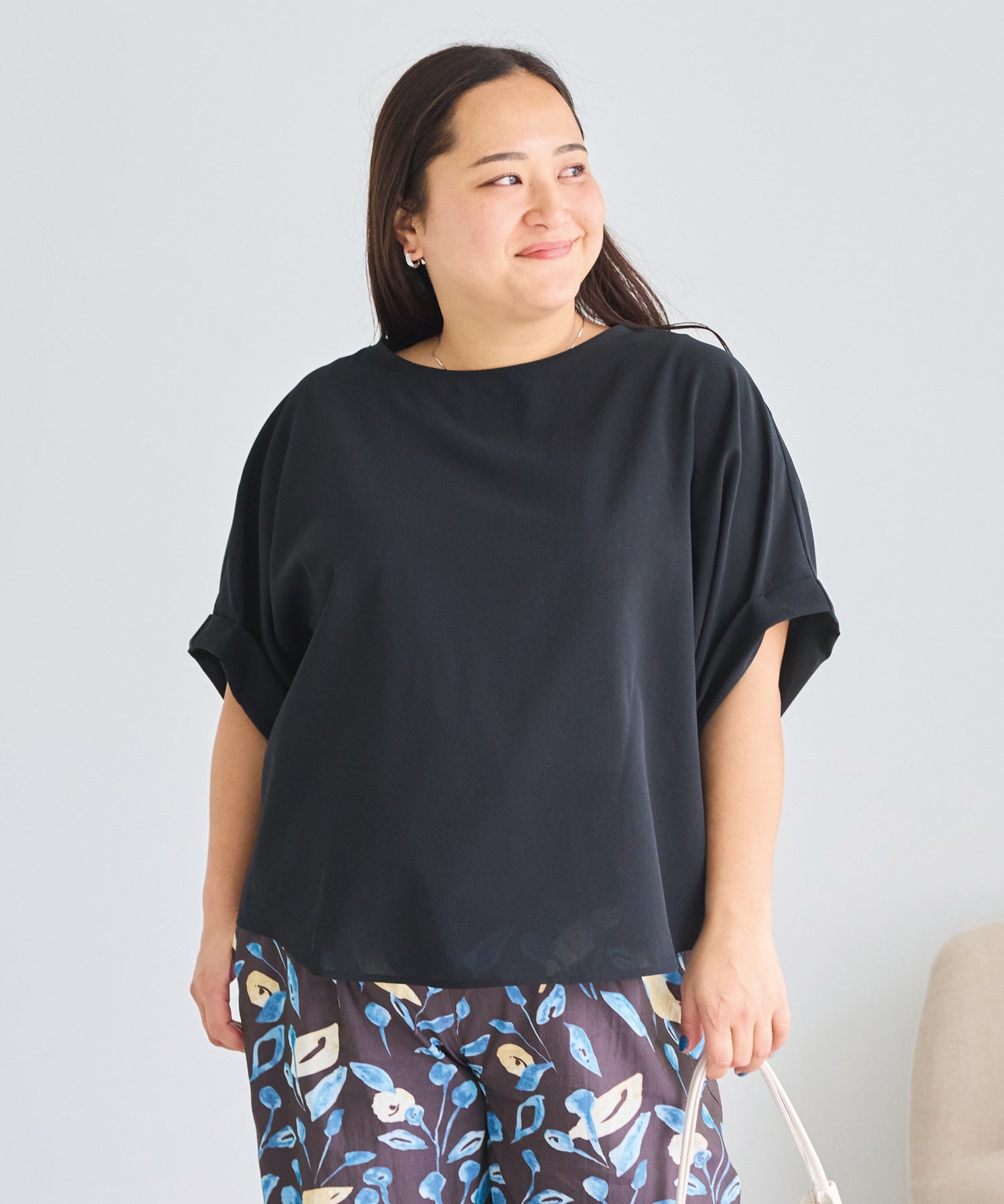 ブラック model:161cm 着用サイズ:3L