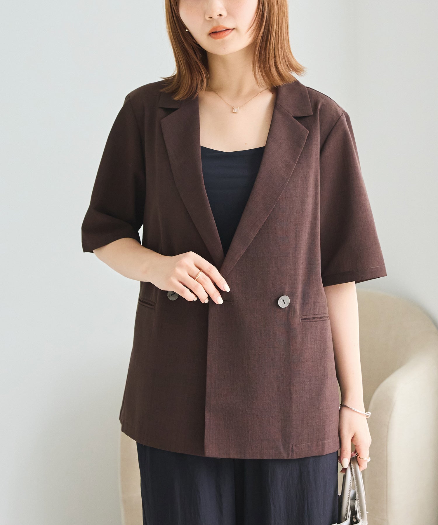 ブラウン model:156cm 着用サイズ:M