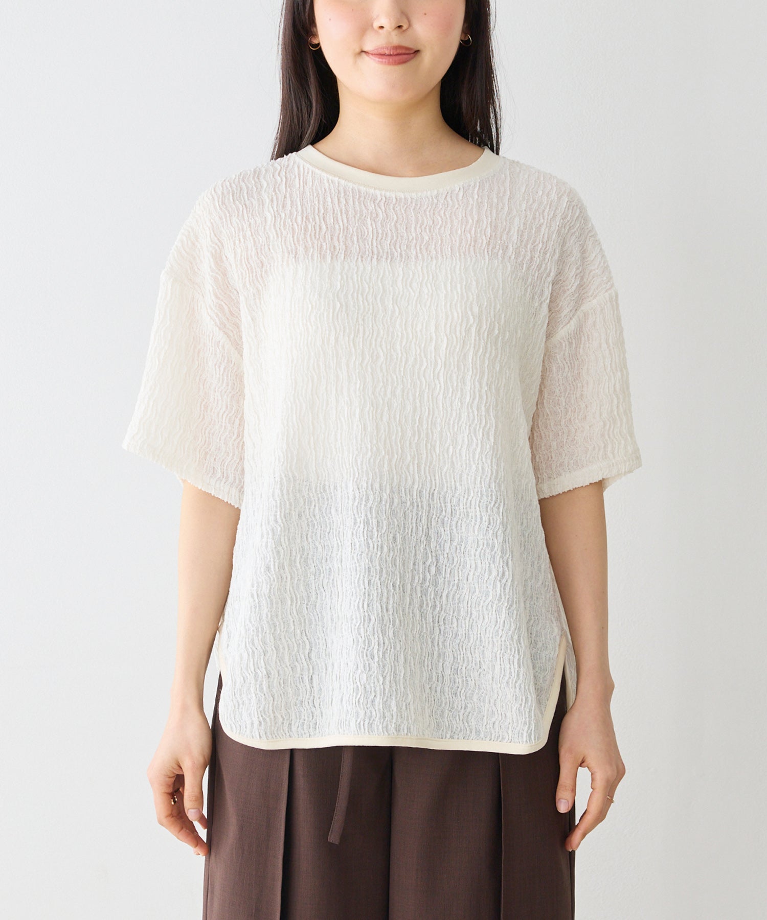 フロント model:163cm 着用サイズ:M