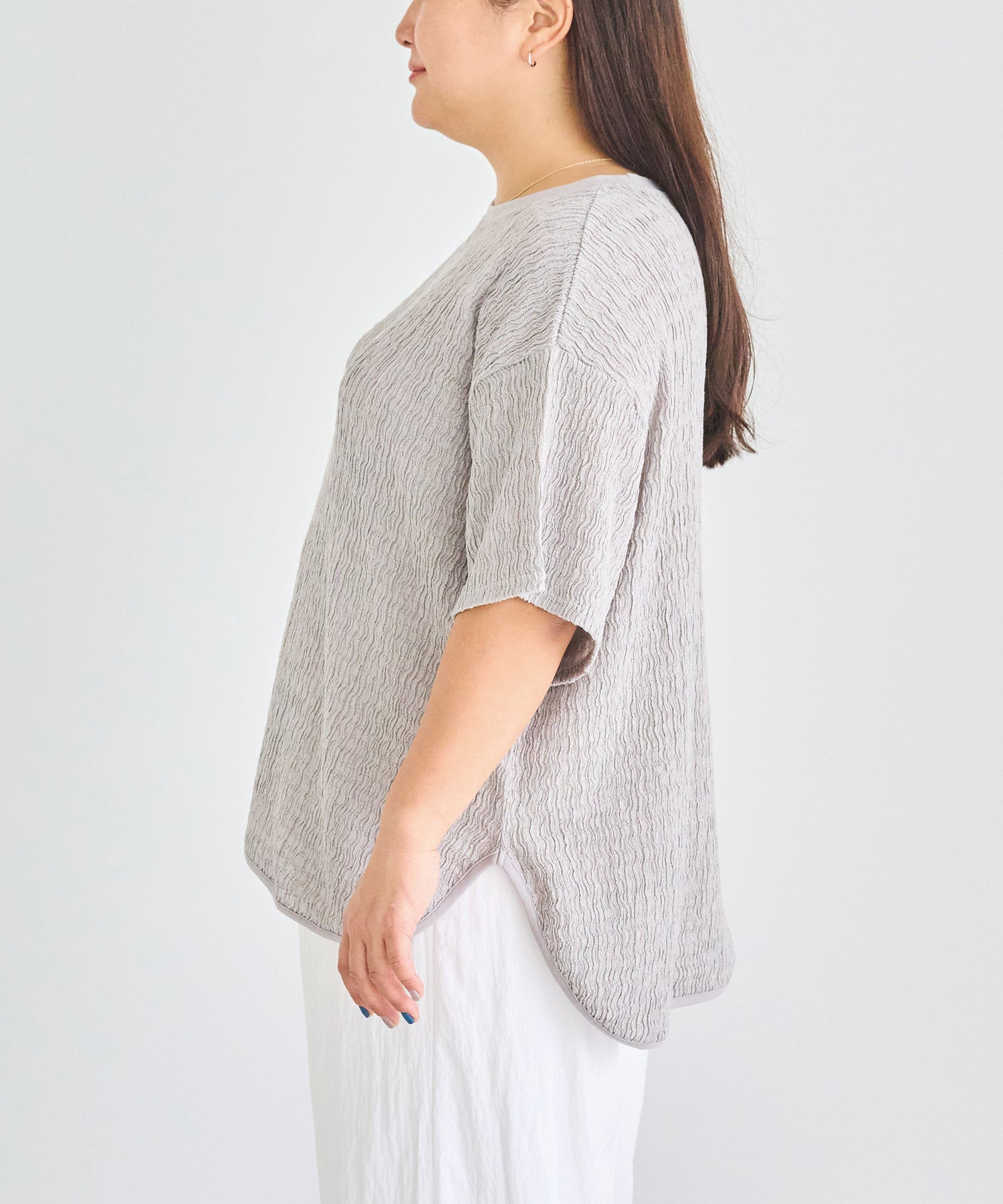 サイド model:161cm 着用サイズ:3L