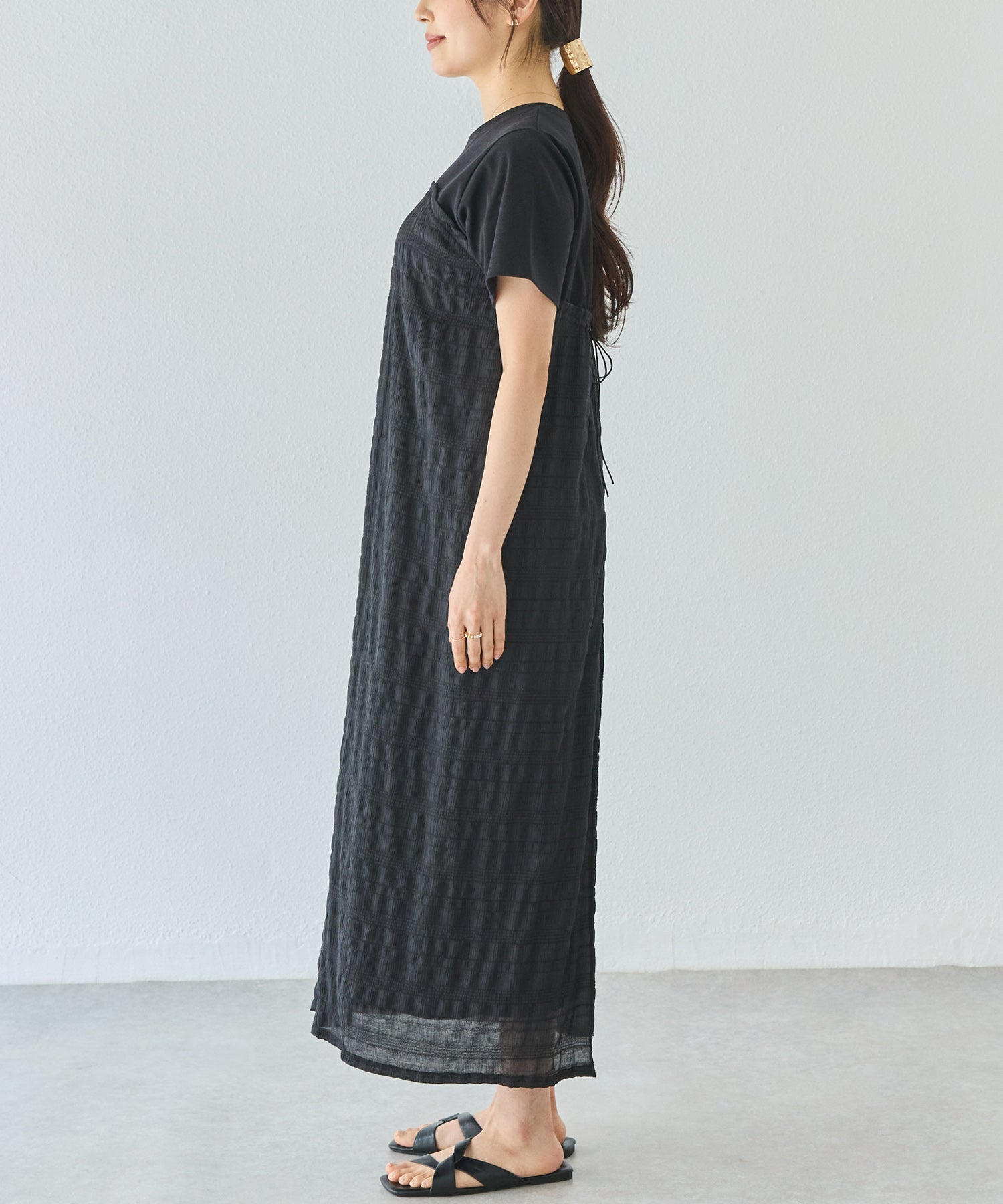 サイド model:162cm 着用サイズ:M