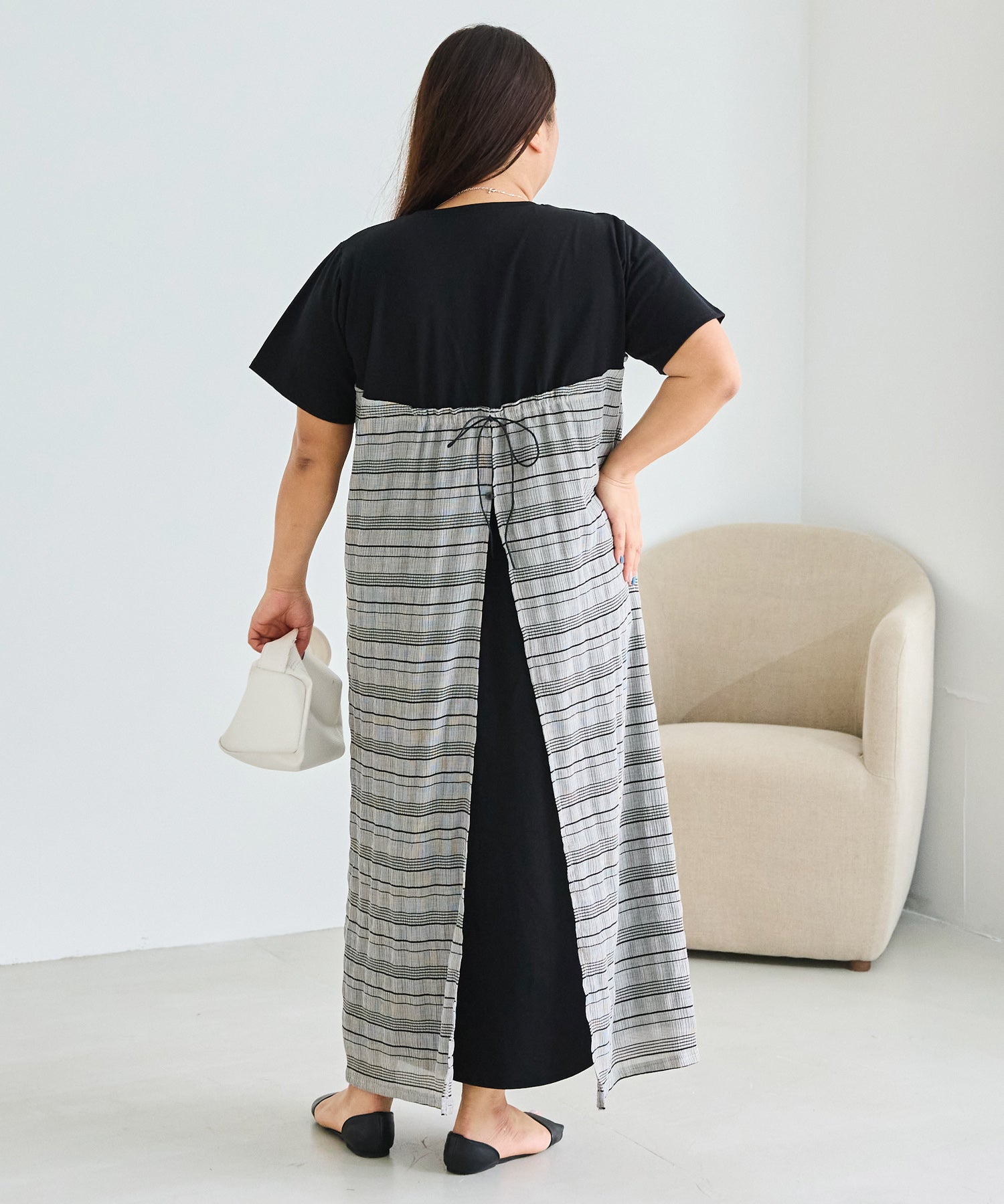 ブラックボーダー model:161cm 着用サイズ:3L