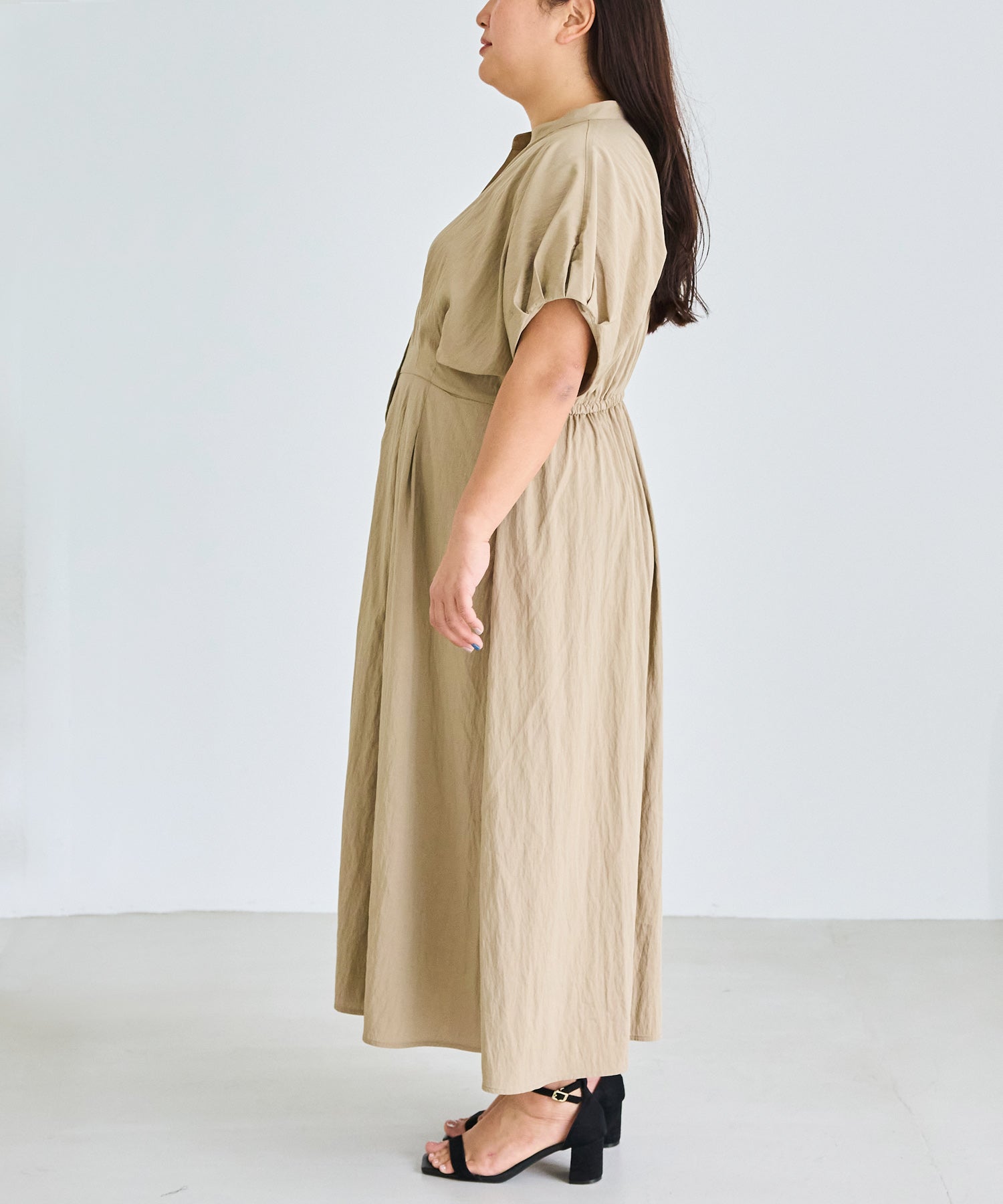 サイド model:161cm 着用サイズ:3L