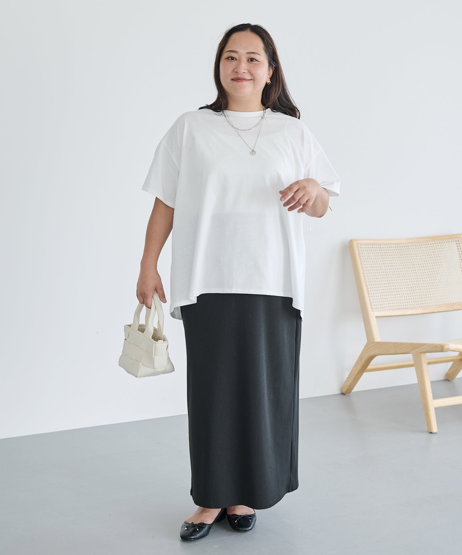 ブラック model:161cm 着用サイズ:3L