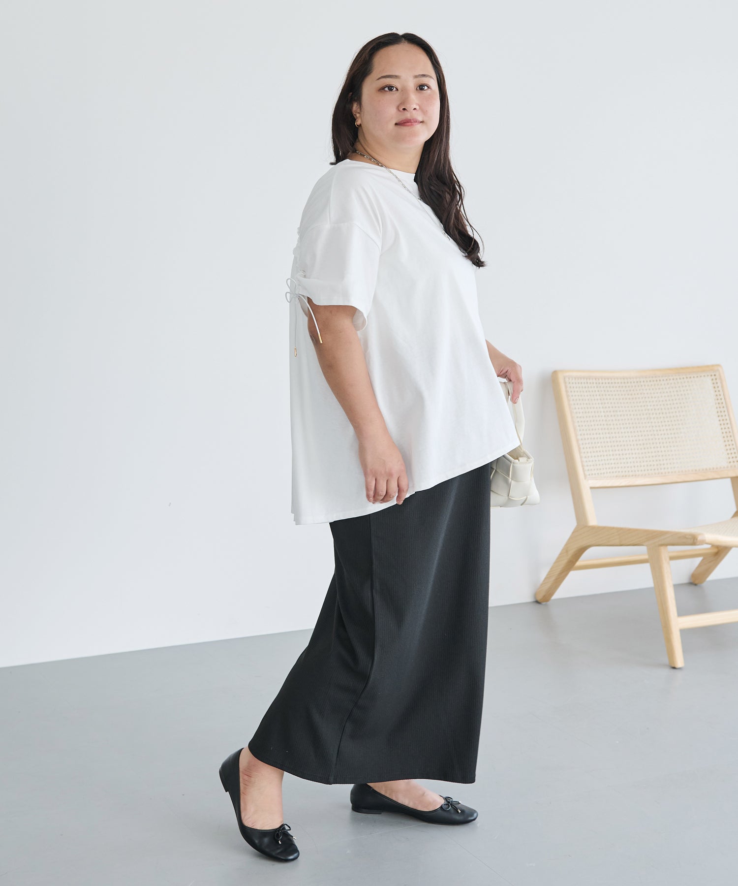ブラック model:161cm 着用サイズ:3L
