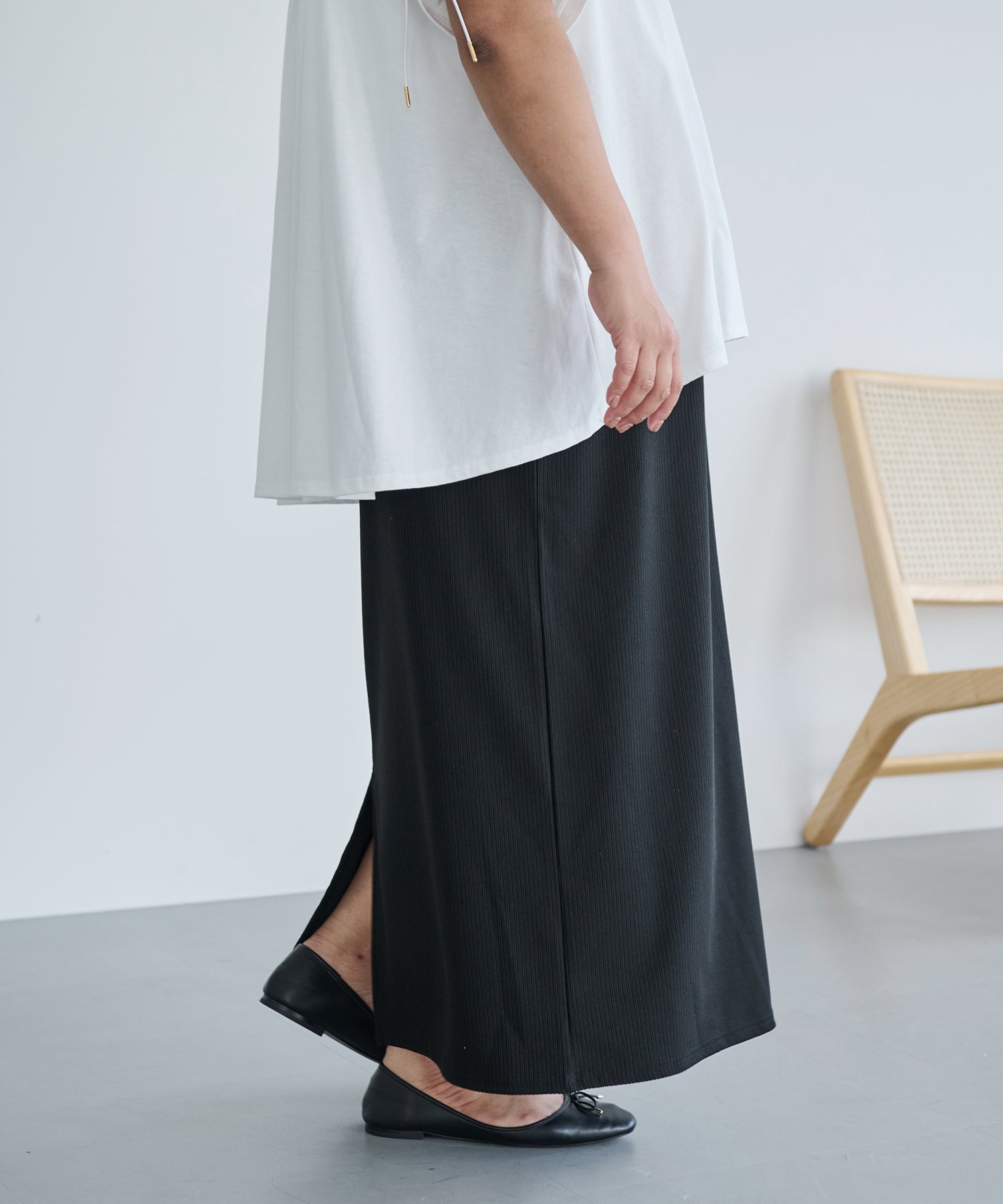 ブラック model:161cm 着用サイズ:3L
