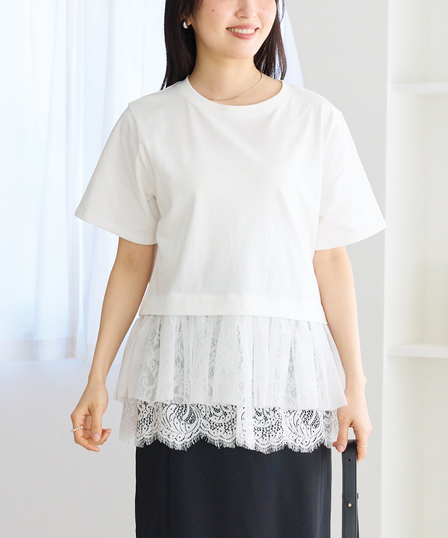 オフホワイト model:162cm 着用サイズ:M