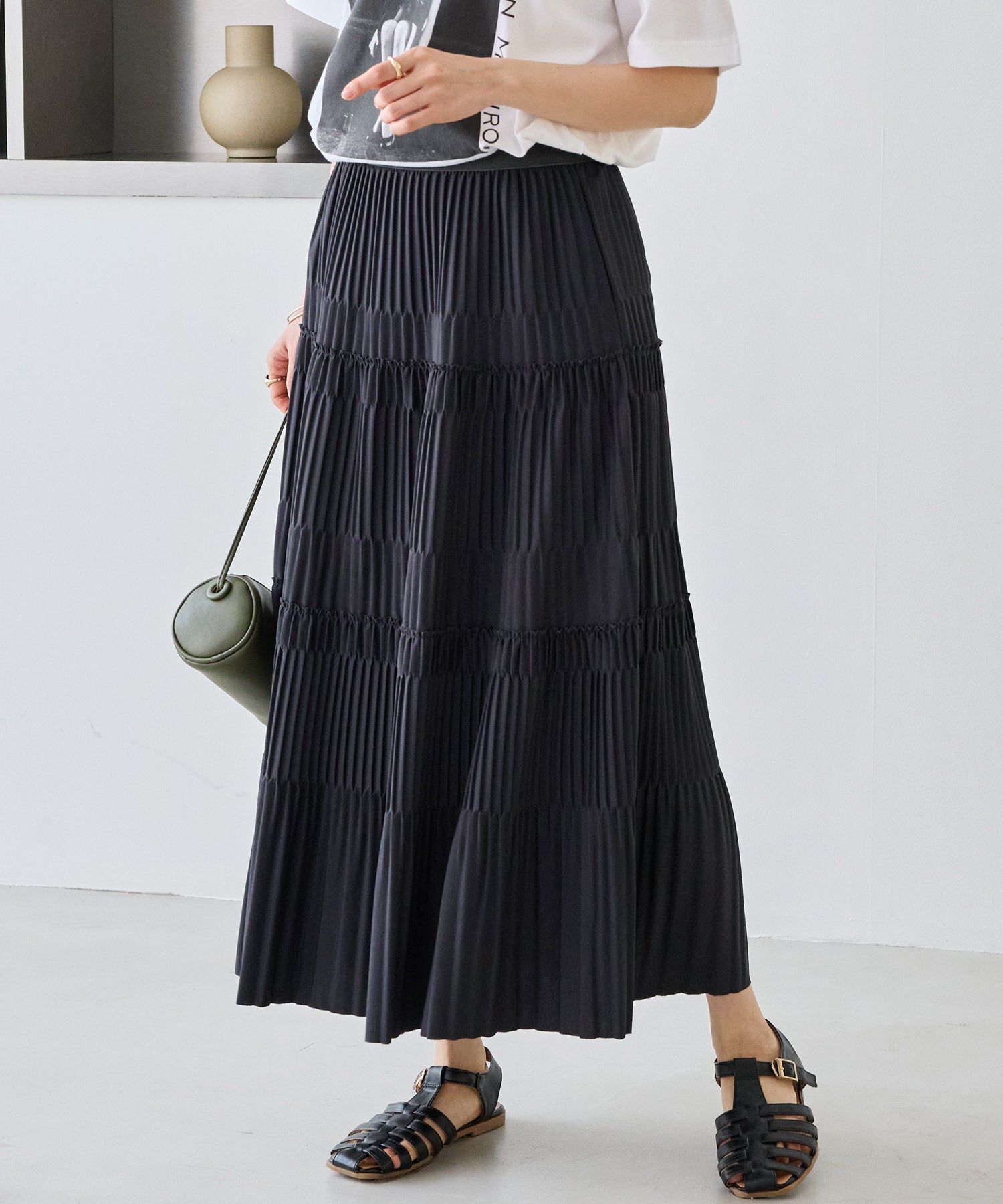 チャコールグレー model:163cm 着用サイズ:M