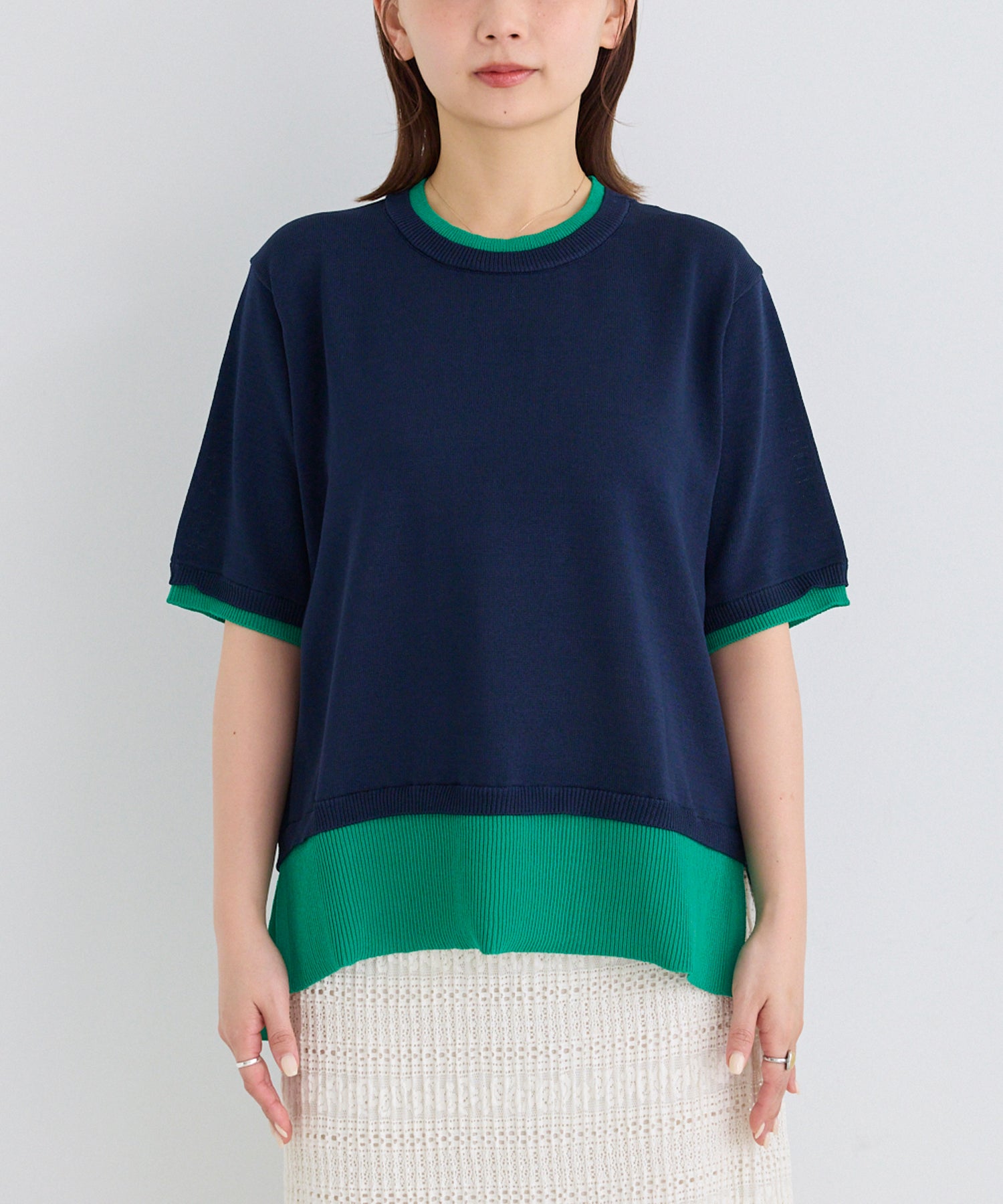 フロント model:156cm 着用サイズ:F
