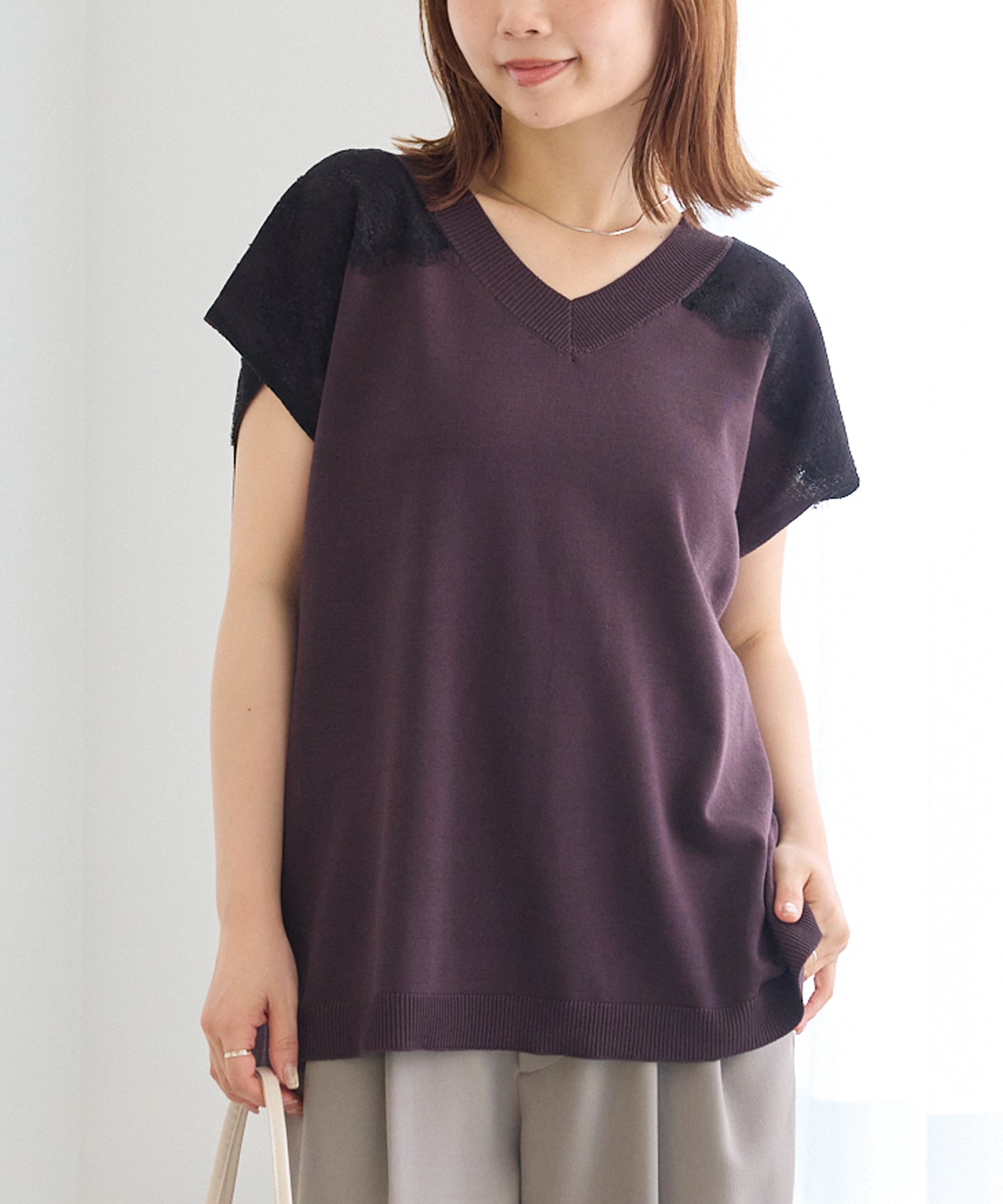 ブラウン model:156cm 着用サイズ:F