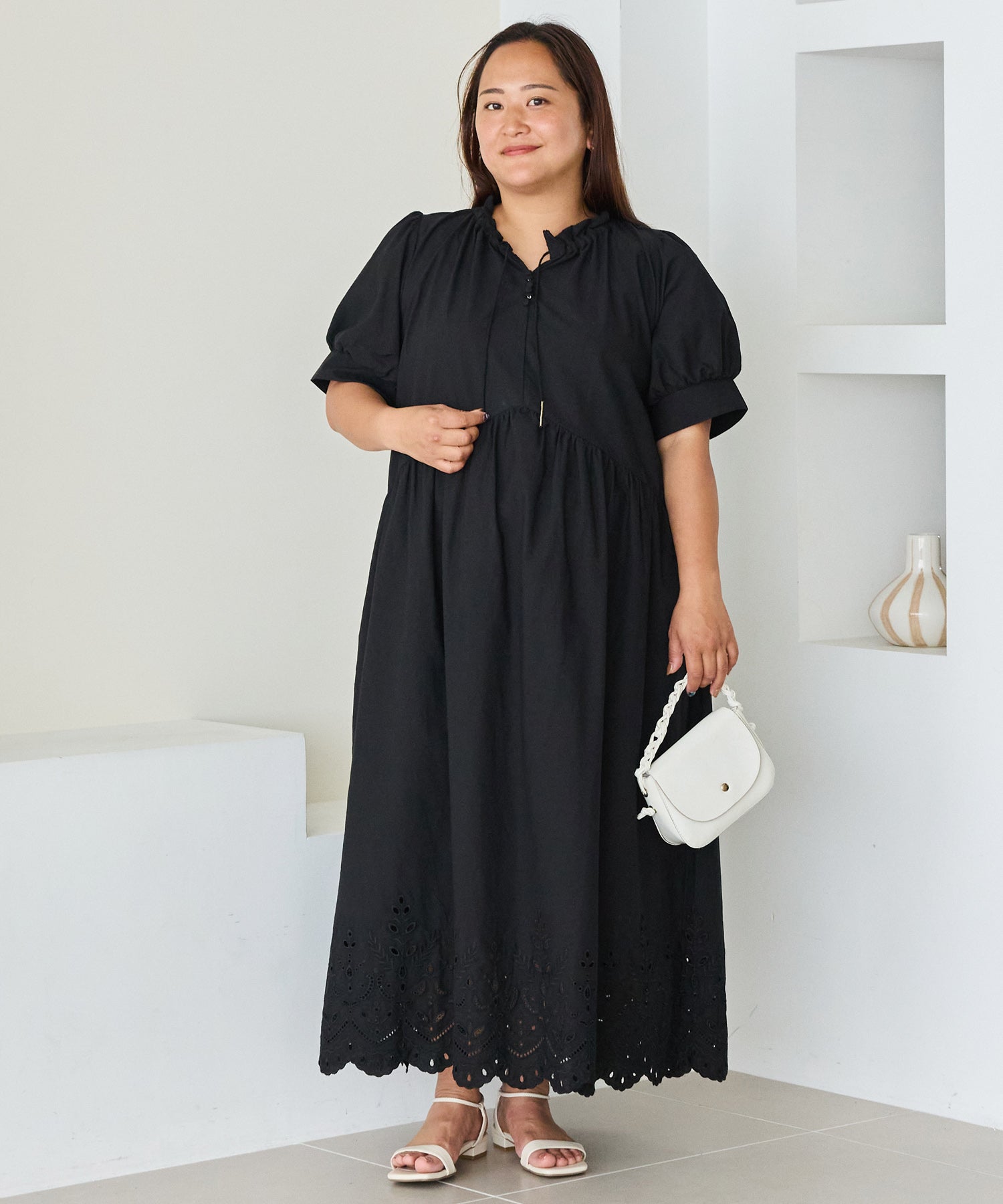 ブラック model:161cm 着用サイズ:3L