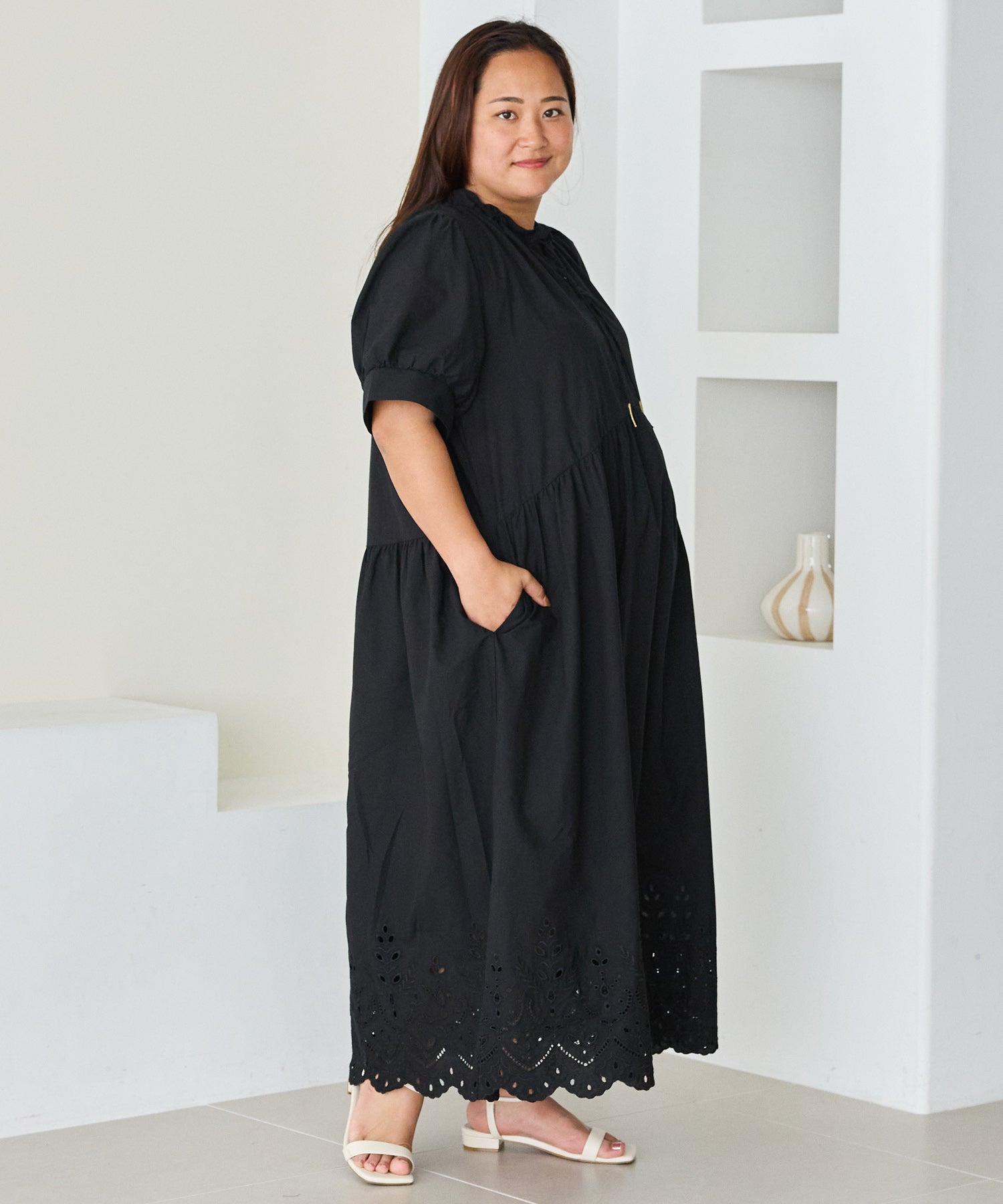 ブラック model:161cm 着用サイズ:3L