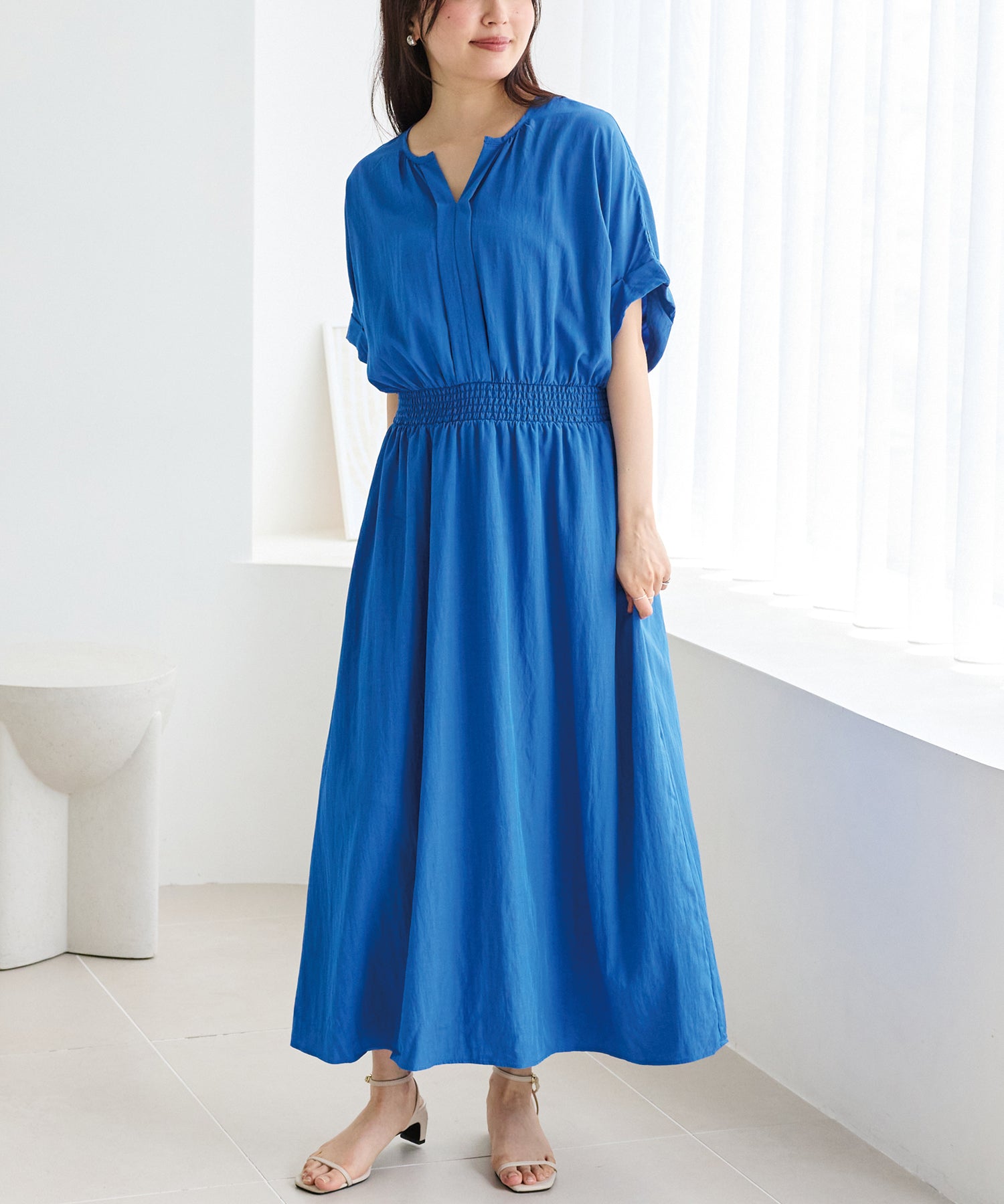 ブルー model:162cm 着用サイズ:M