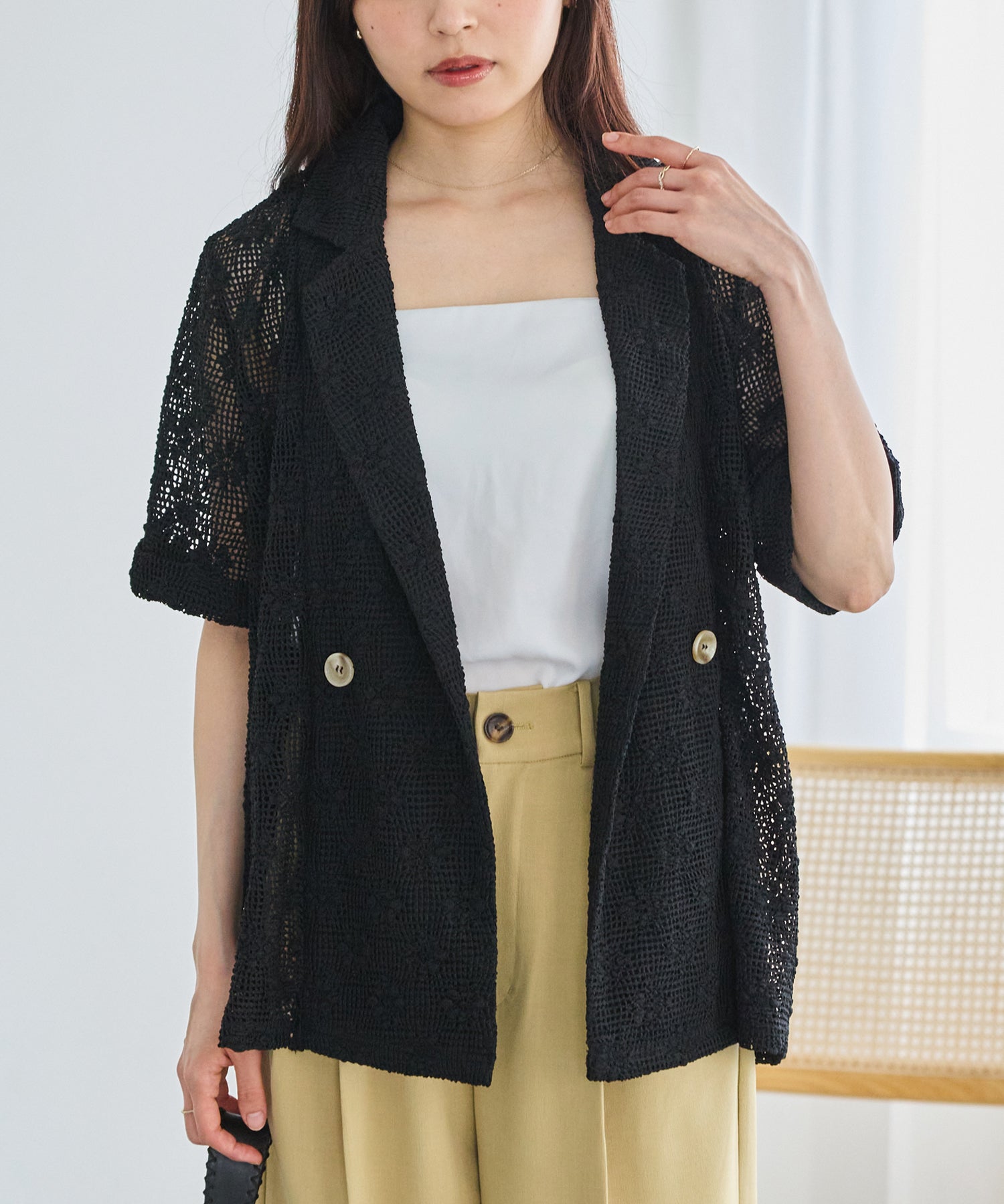 ブラック model:162cm 着用サイズ:M