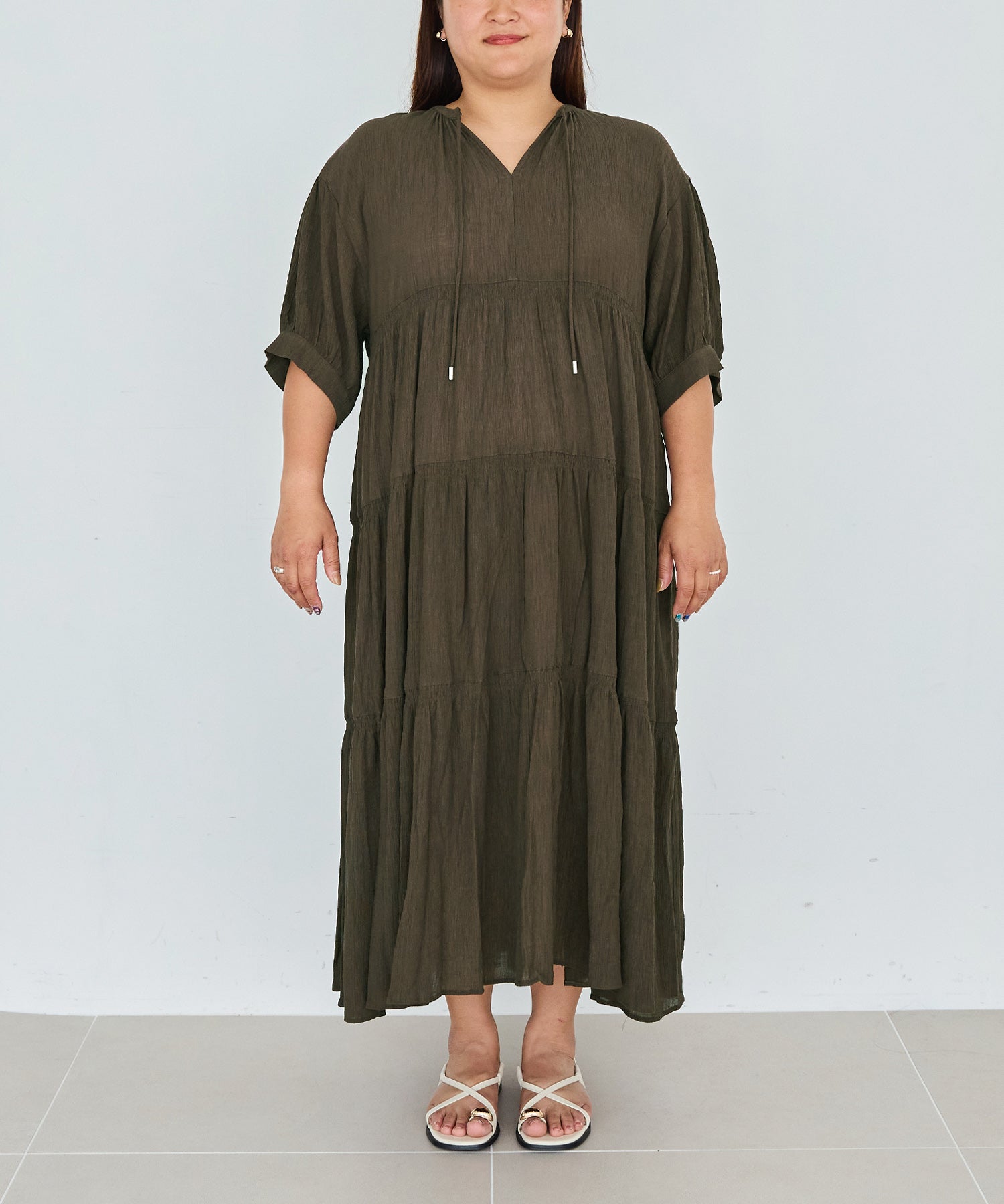 フロント model:161cm 着用サイズ:3L