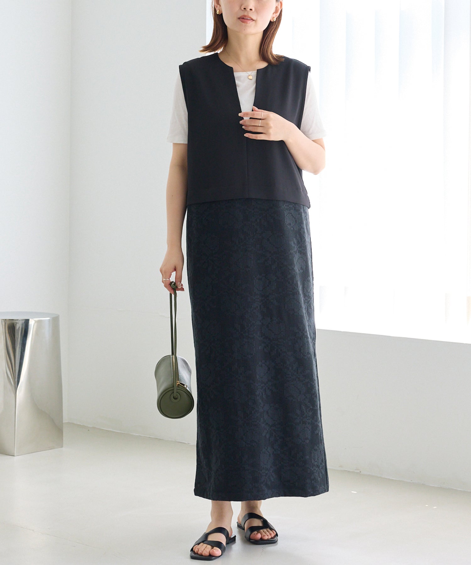 ブラック model:156cm 着用サイズ:M