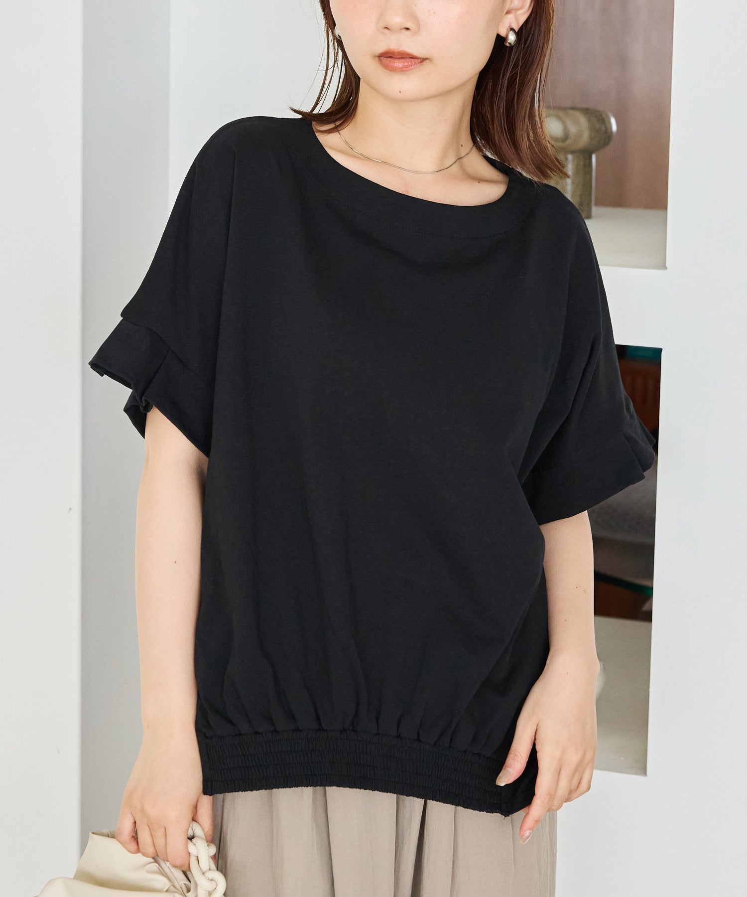 ブラック model:156cm 着用サイズ:M