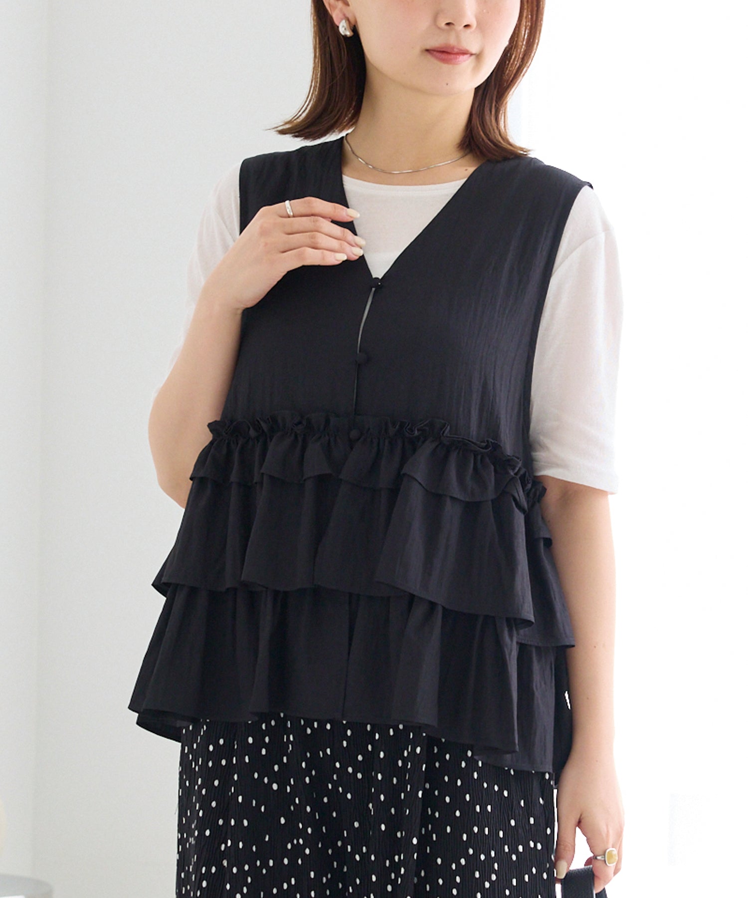 ブラック model:156cm 着用サイズ:M