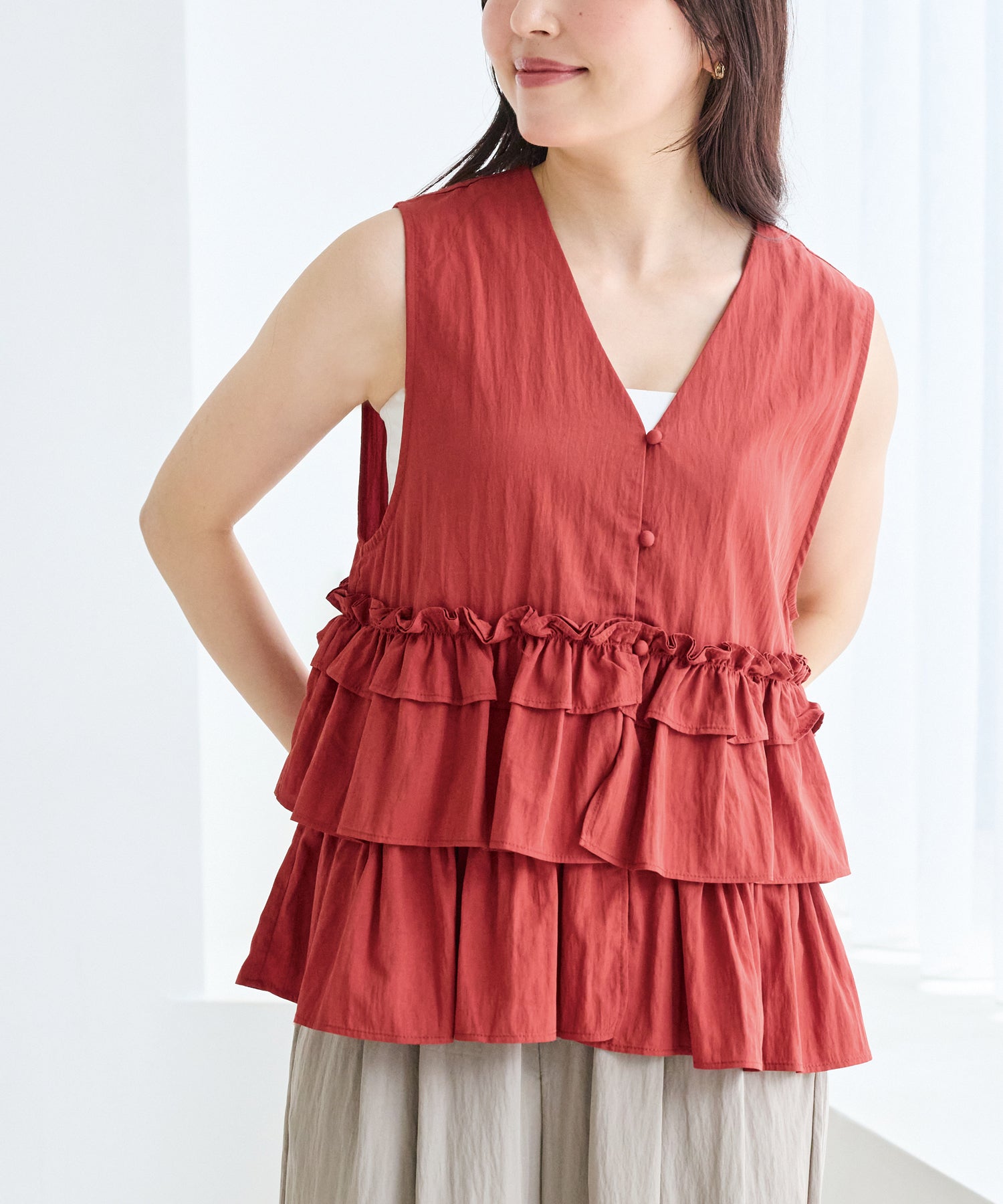 レッド model:162cm 着用サイズ:M