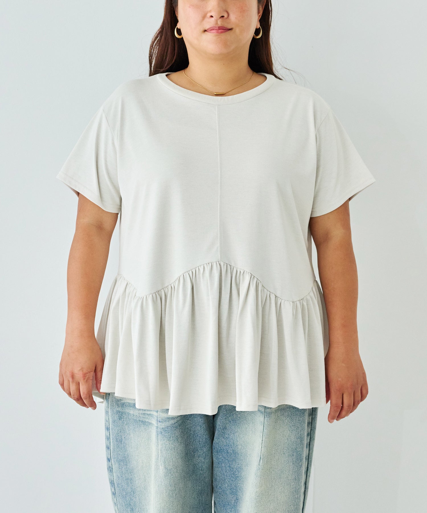 フロント model:161cm 着用サイズ:3L