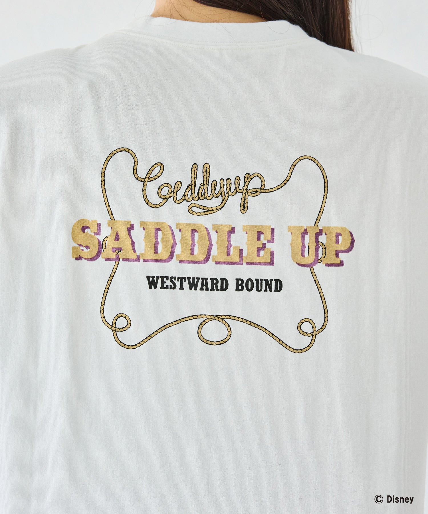 オフホワイト:バックプリント