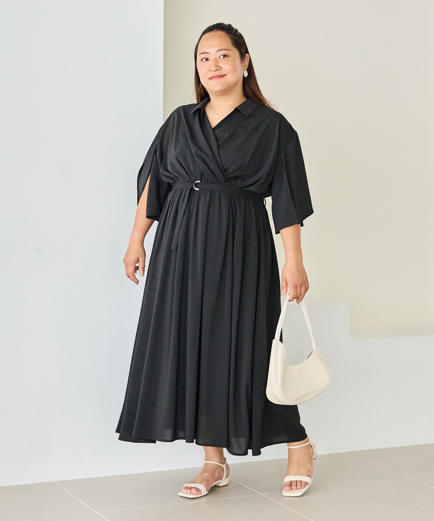 ブラック model:161cm 着用サイズ:3L