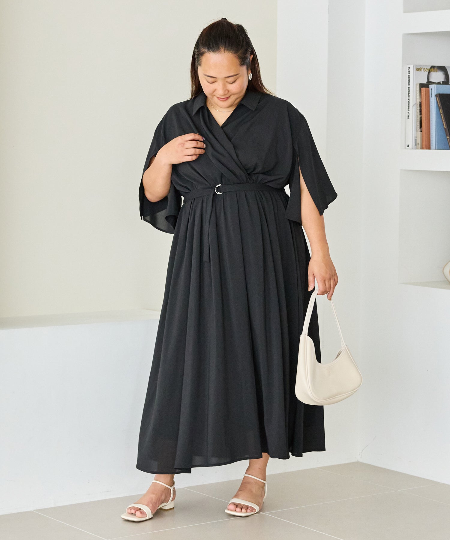ブラック model:161cm 着用サイズ:3L